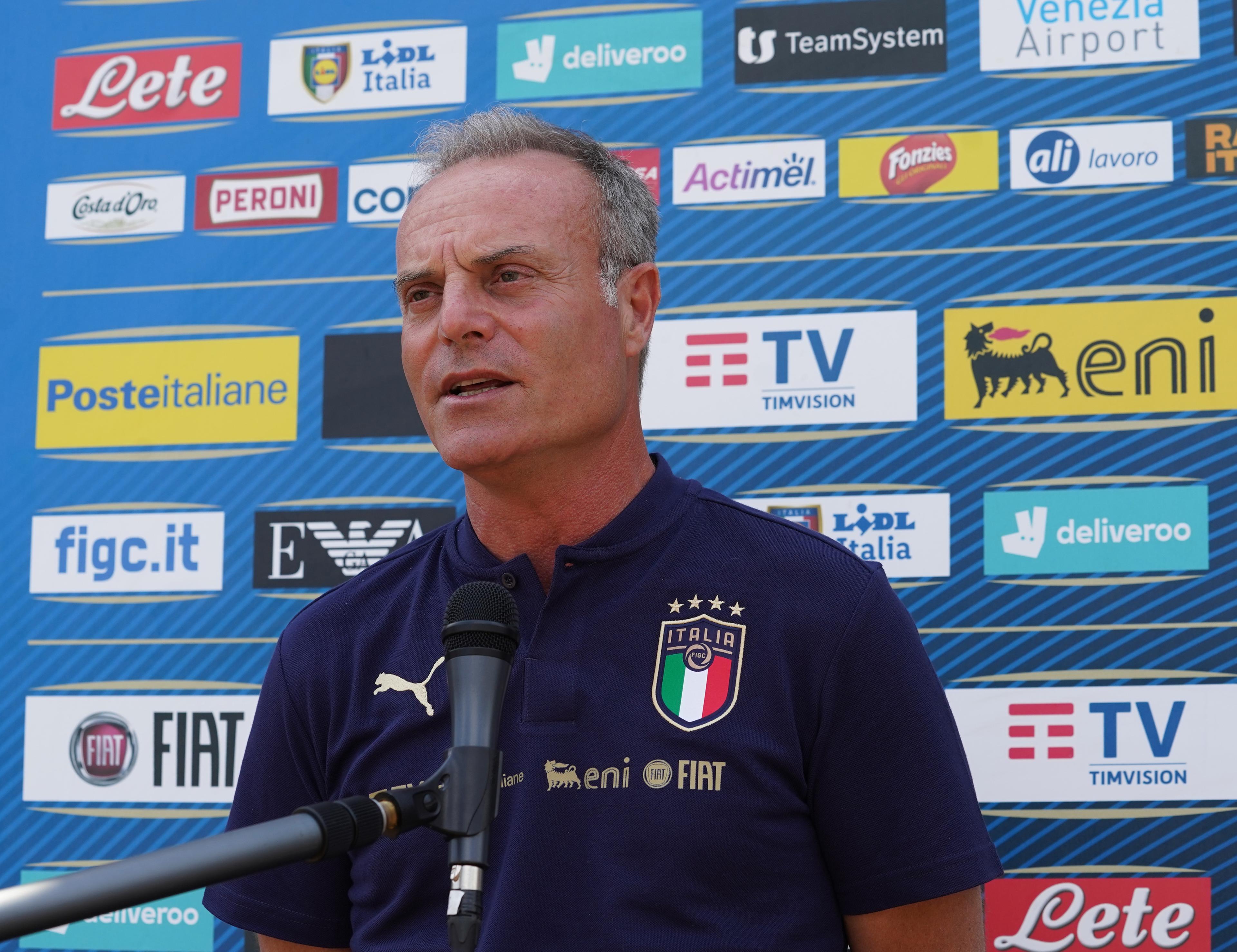 FLORENCE, ITALY - JUNE 09: <> at Centro Tecnico Federale di Coverciano on June 09, 2021 in Florence, Italy. (Photo by Claudio Villa/Getty Images)