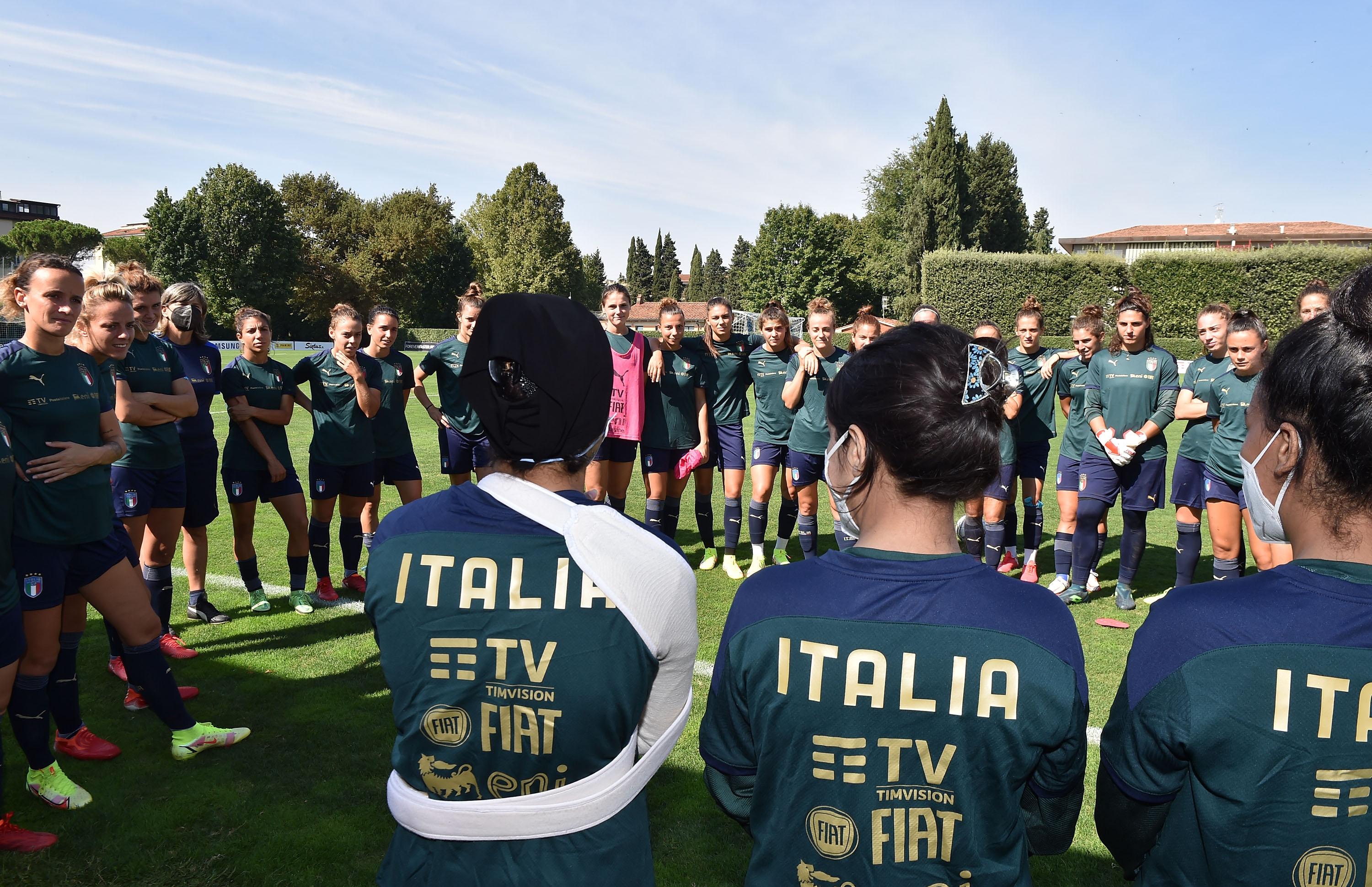 <> at Centro Tecnico Federale di Coverciano on September 13, 2021 in Florence, Italy.