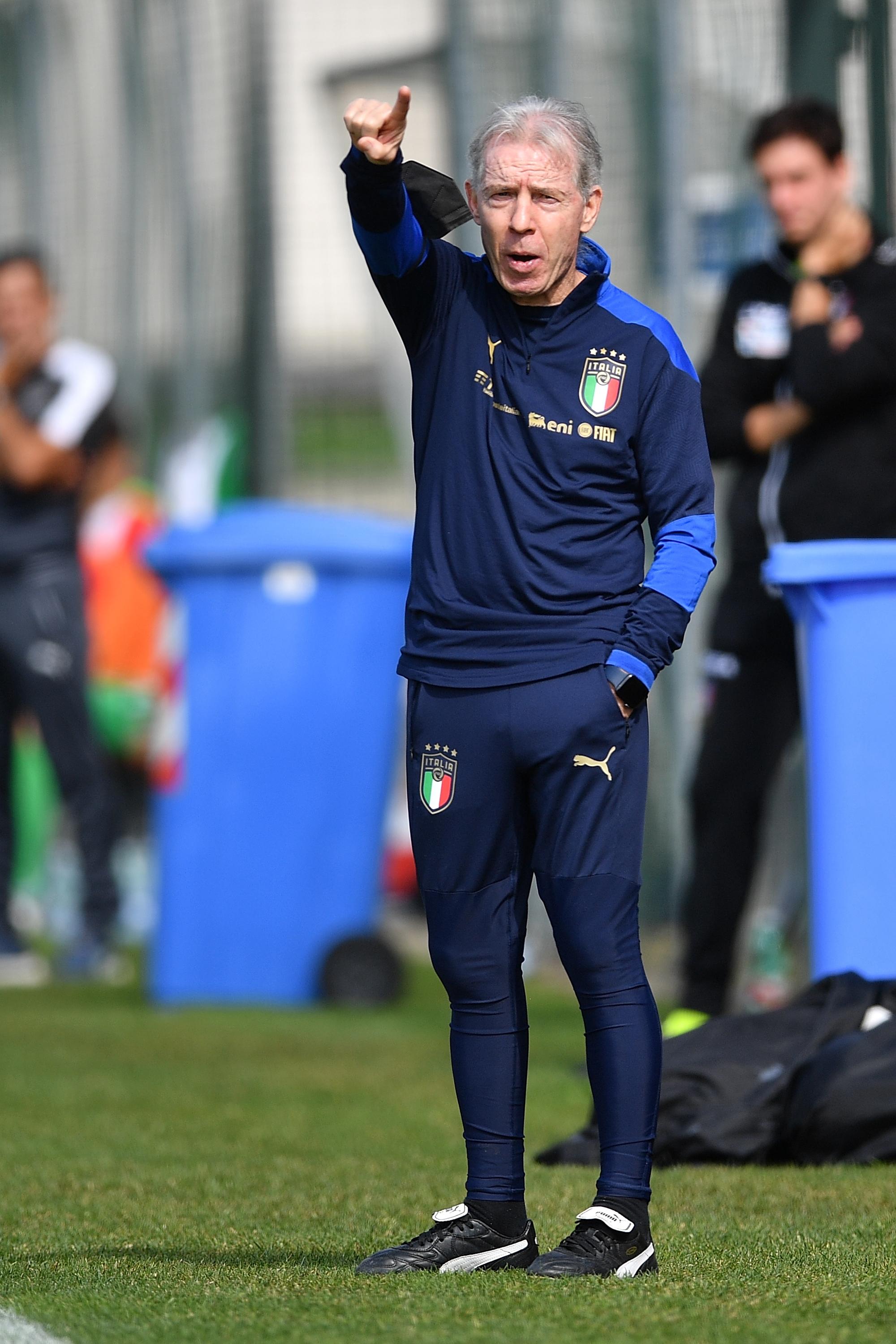 NOVARA, ITALY - SEPTEMBER 23: <> at Novarello Training Center on September 23, 2021 in Novara, Italy. (Photo by Valerio Pennicino/Getty Images)