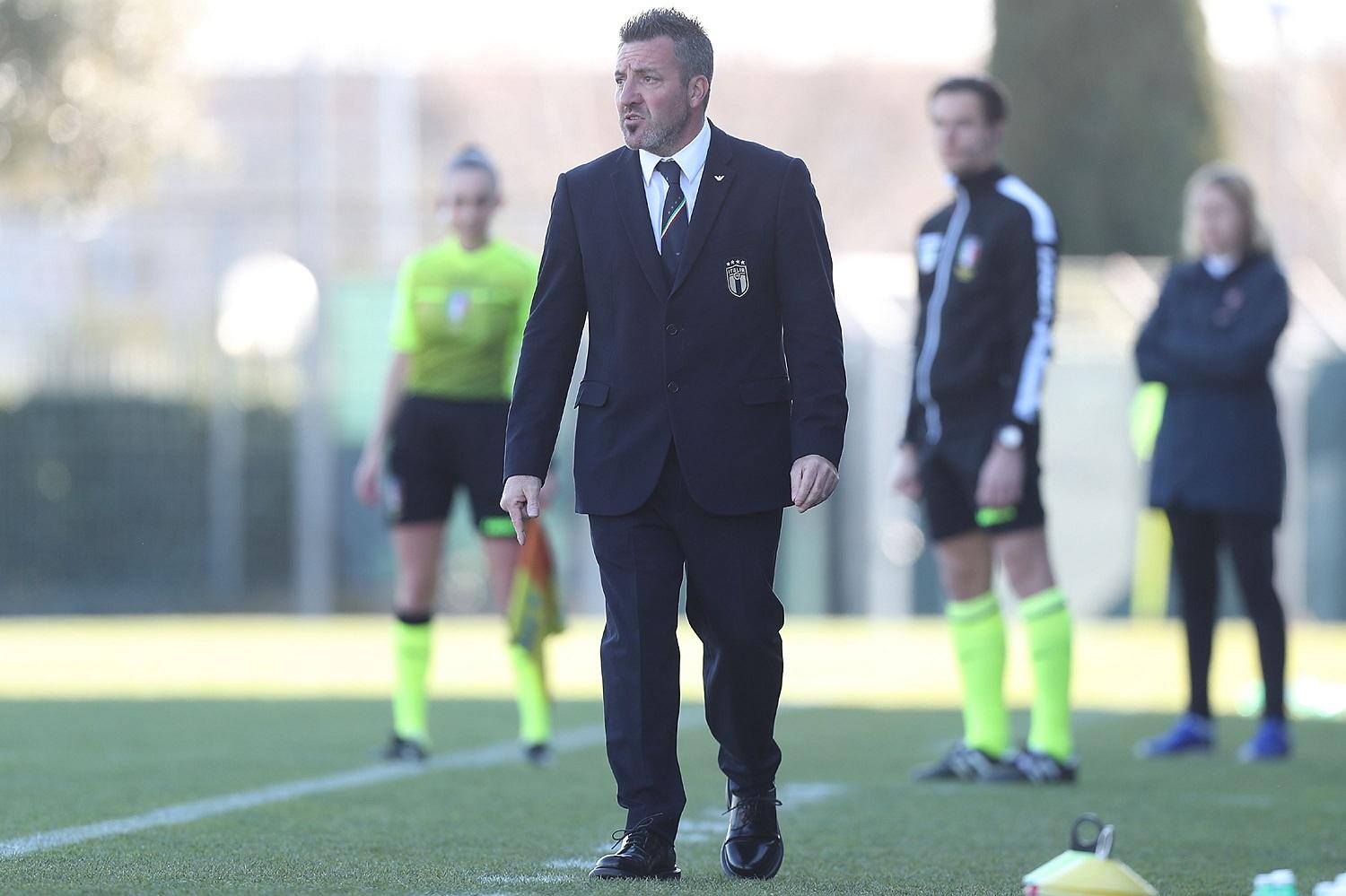during the international friendly match between Italy U16 and France U16 at Centro Tecnico Federale di Coverciano on March 9, 2022 in Florence, Italy.