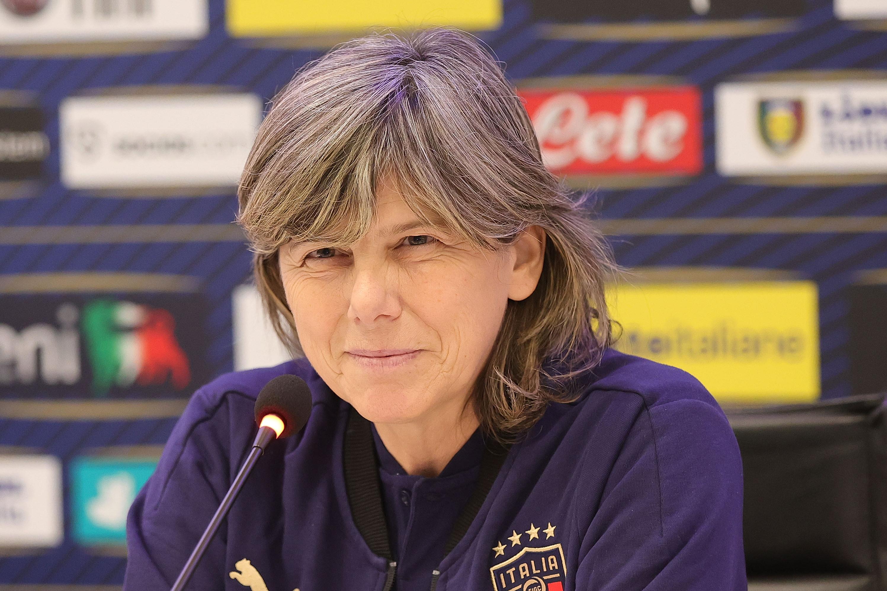 <<enter caption here>> at Centro Tecnico Federale di Coverciano on April 4, 2022 in Florence, Italy.