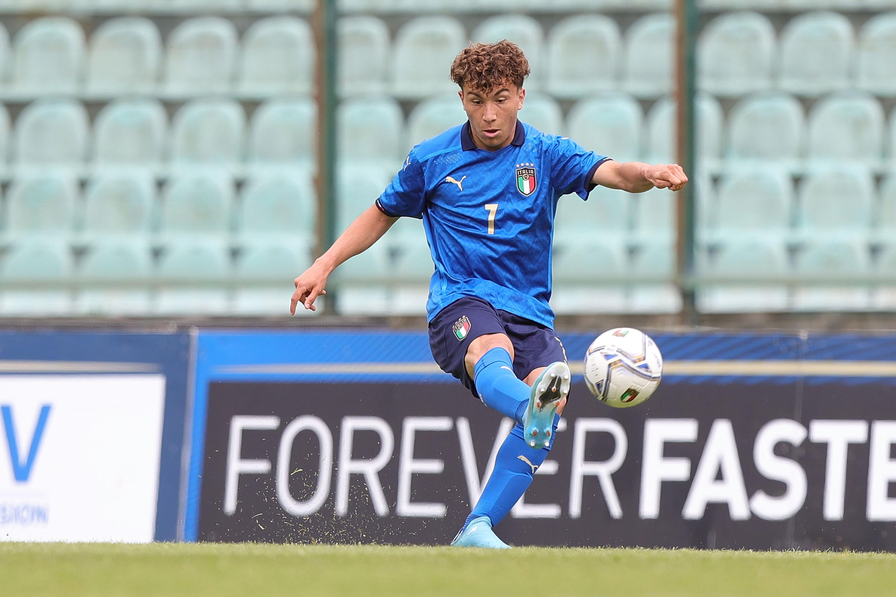during the U17 Elite Round match between  at U17 Elite Round Artemio Franchi - Montepaschi Arena Stadium on April 19, 2022 in Siena, Italy.
