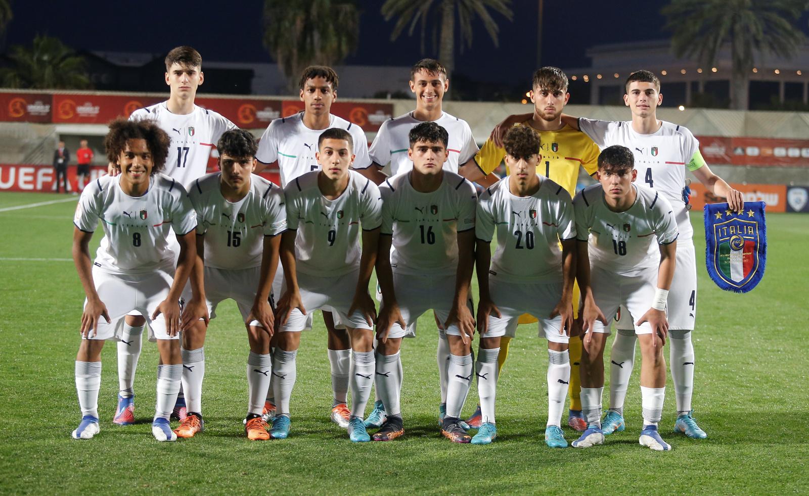 NES-ZIONA, ISRAEL - MAY 19: The UEFA European Under-17 Championship 2022 match betwen Israel and Italy at Nes-Ziona stadium on May 19, 2022, in Nes-Ziona, Israel. (Photo by Oded Karni supplied by Israel Football Federation)