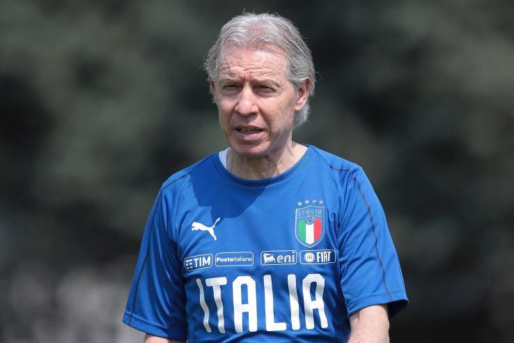BRESCIA, ITALY - APRIL 24: Italy head coach Daniele Zoratto looks on before the U16 International Friendly match between Italy and France on April 24, 2018 in Rezzato near Brescia, Italy. (Photo by Emilio Andreoli/Getty Images)