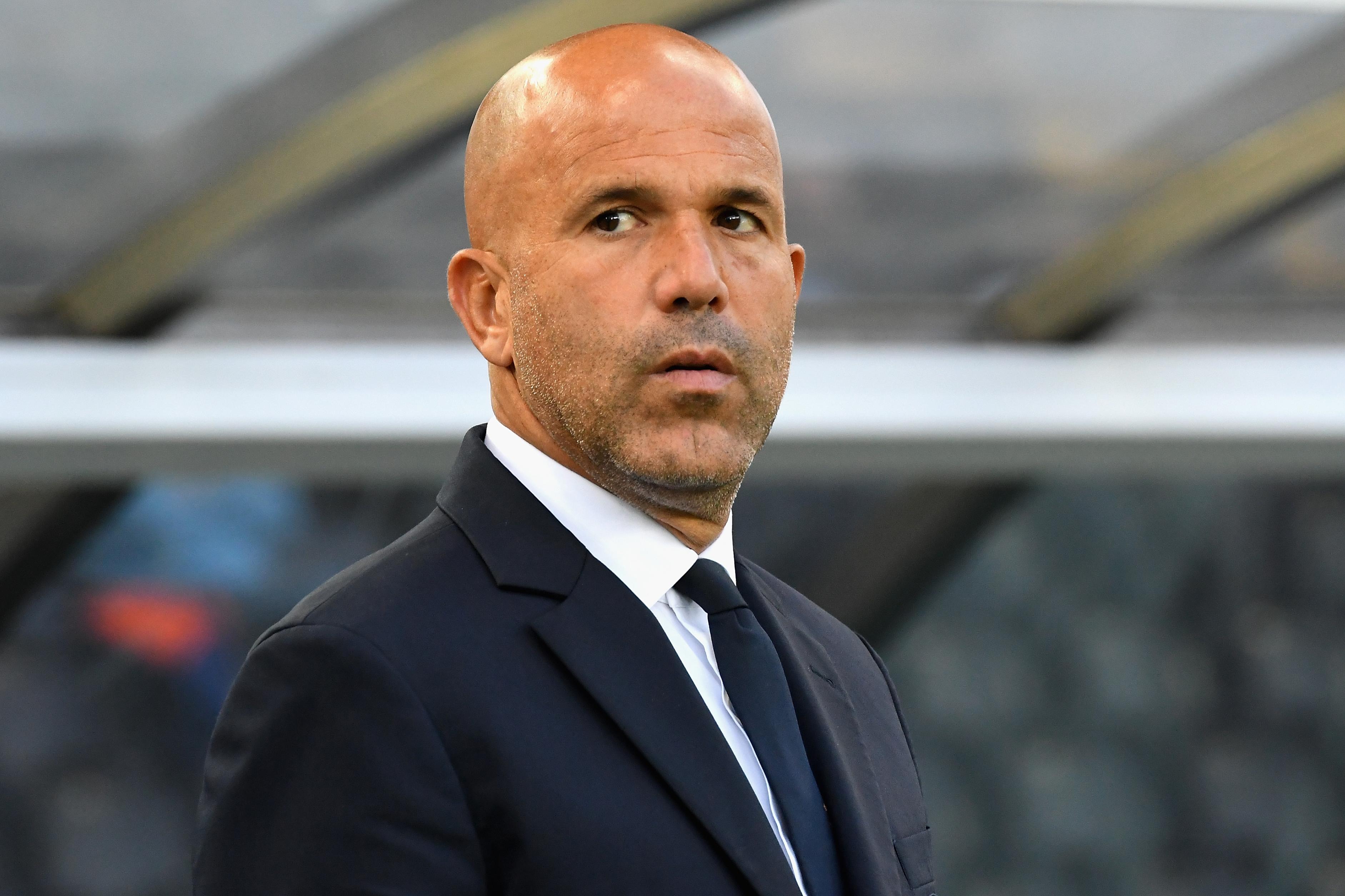 UDINE, ITALY - OCTOBER 11: head coach Luigi Di Biagio of Italy U21 looks on before the International Friendly match between Italy U21 and Belgium U21 at Friuli Stadium on October 11, 2018 in Udine, Italy. (Photo by Alessandro Sabattini/Getty Images)
