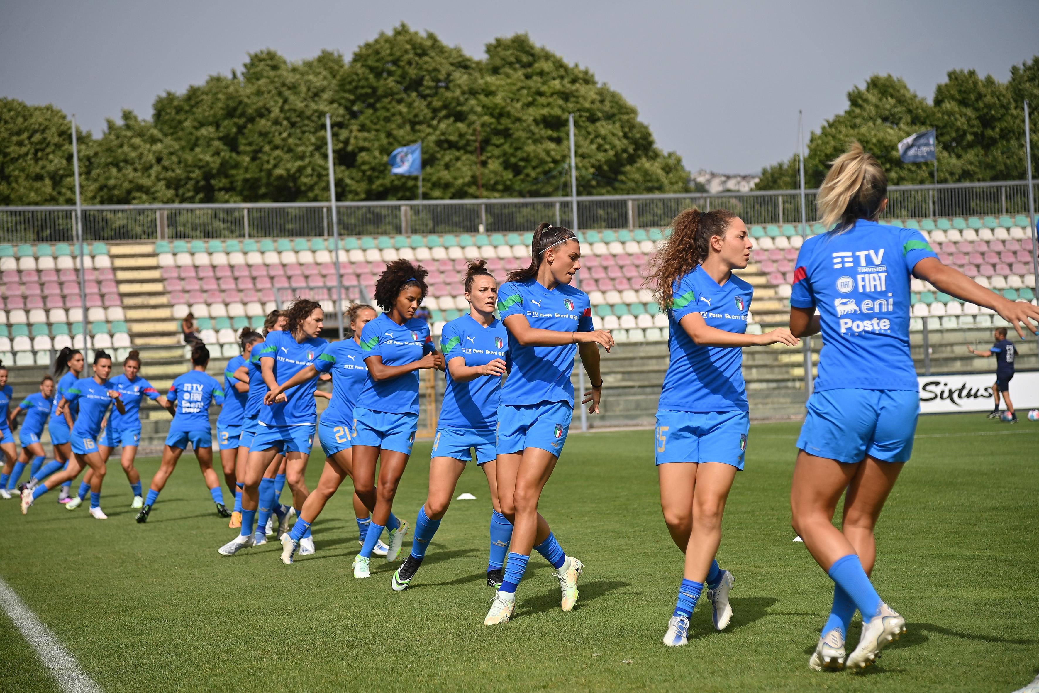 Le Azzurre in partenza per l’avventura europea: dal 10 luglio via al torneo continentale in Inghilterra