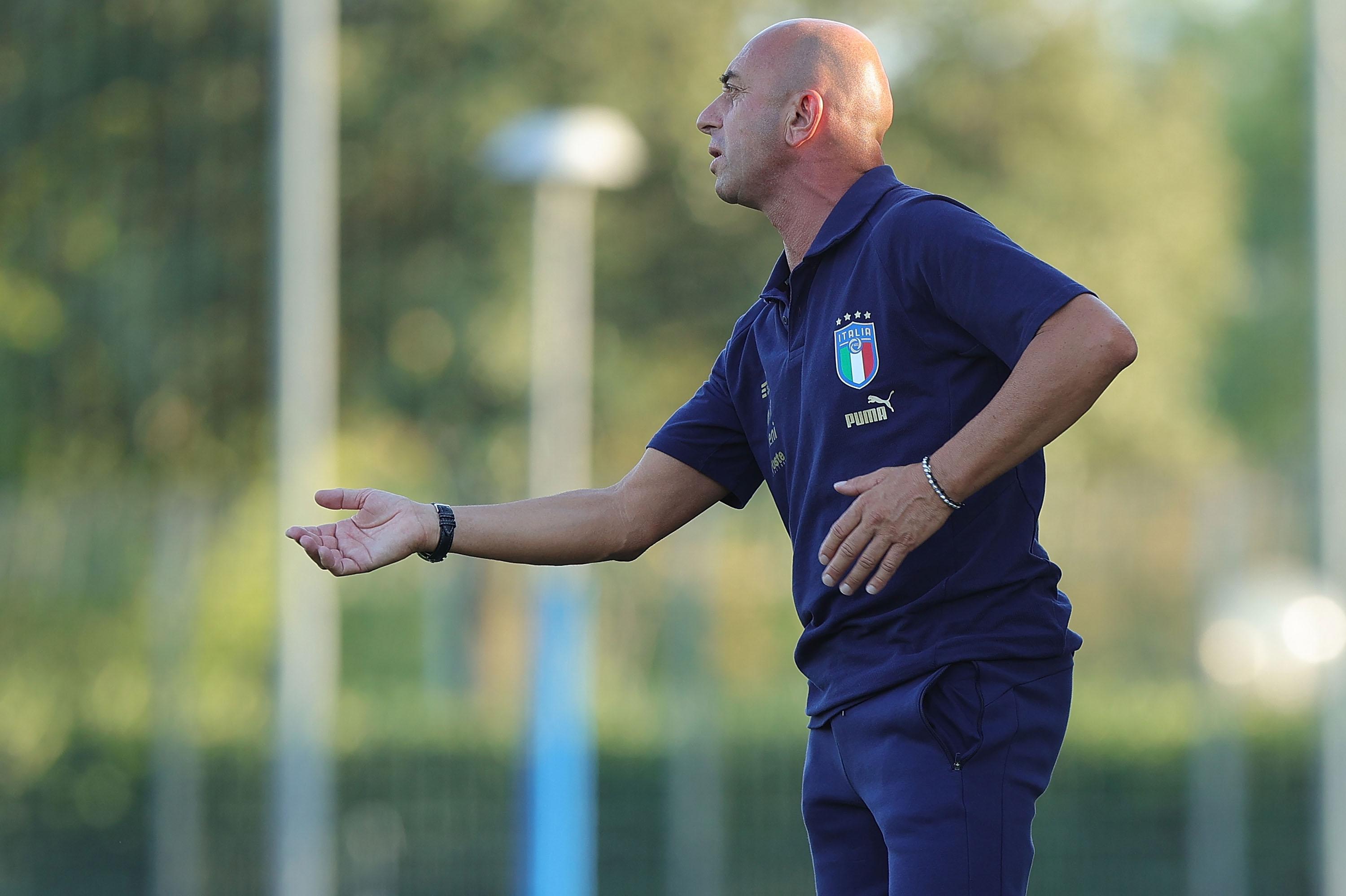 during the International Friendy match between Italy U19 and Albania U19 on August 10, 2022 in Florence, Italy.