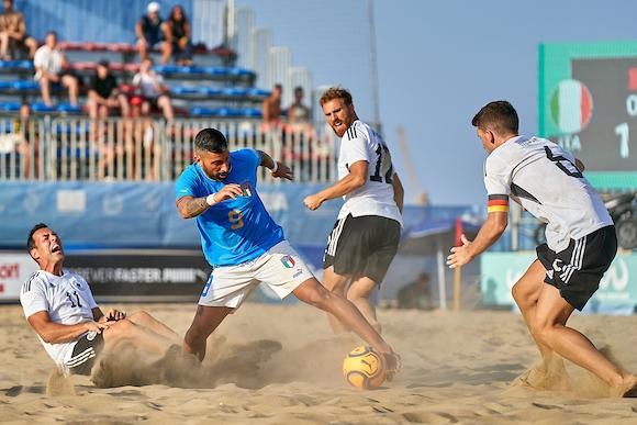 during day sixt of ANOC World Beach Games Qualifier Catania 2022 on September 3, 2022 in Catania, Italia. (Photo by Jose Manuel Alvarez/BSWW)