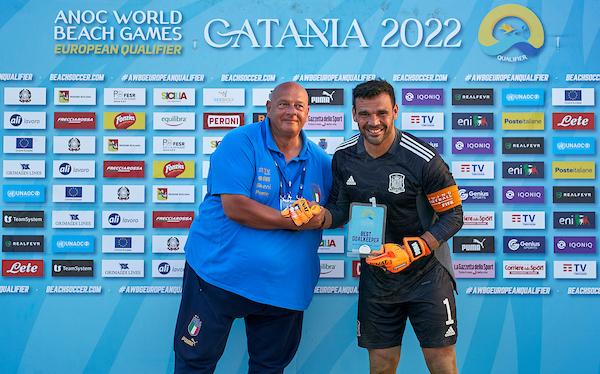 during day seven of ANOC World Beach Games Qualifier Catania 2022 on September 4, 2022 in Catania, Italia. (Photo by Jose Manuel Alvarez/BSWW)