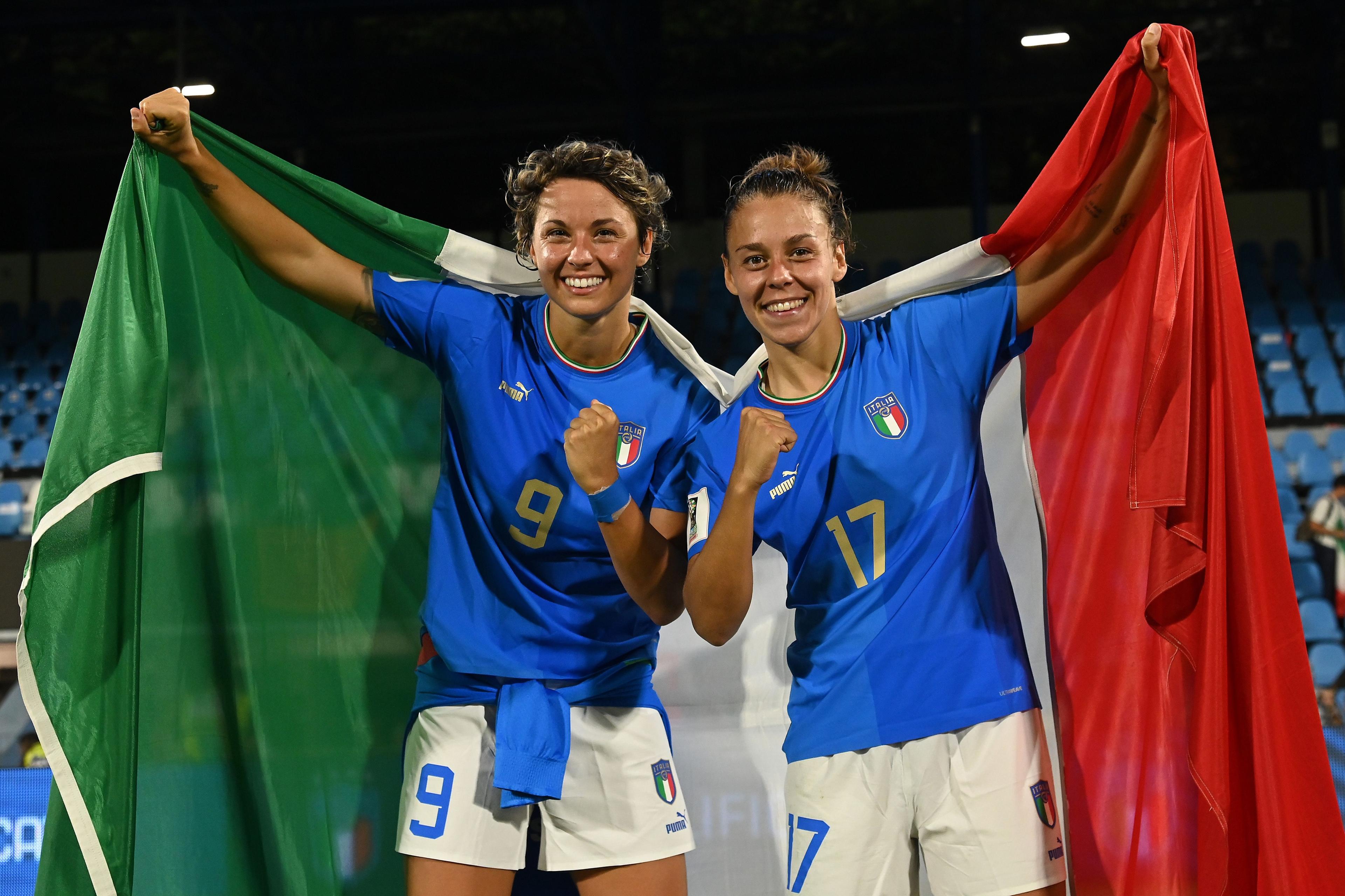 ROME, ITALY - SEPTEMBER 06: during the FIFA Women's World Cup 2023 Qualifier group G match between Italy and Romania at on September 06, 2022 in Rome , Italy. (Photo by Alessandro Sabattini/Getty Images)