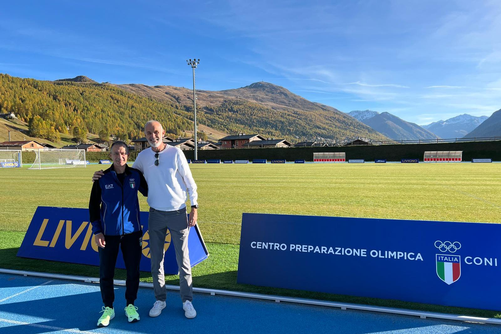 Nicolato, Sbardella e Donatelli alla presentazione del nuovo Centro di Preparazione Olimpica di Livigno