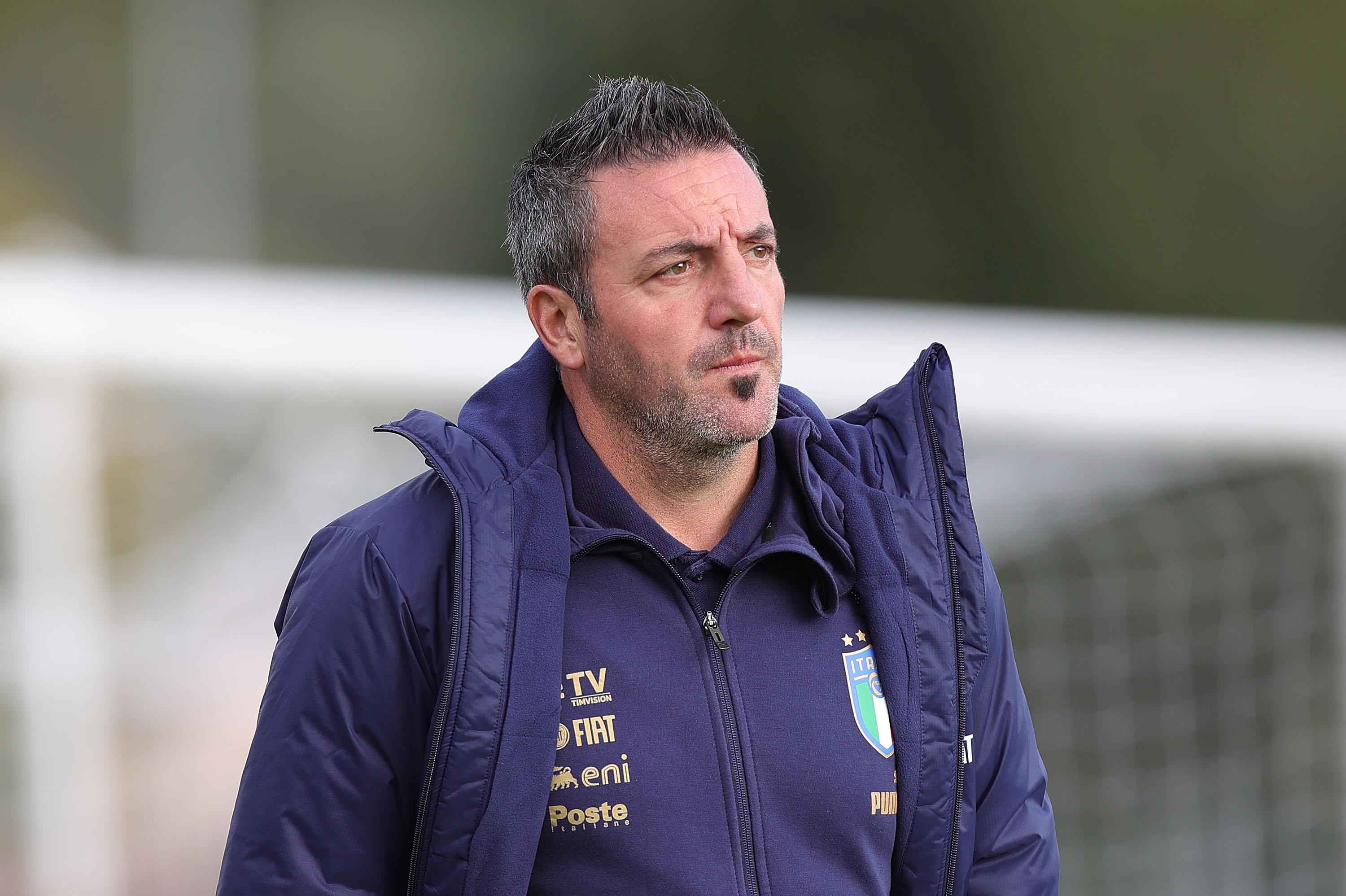 during the friendly match between Italy Women U17 and Denmark Women U17 at on November 10, 2022 in San Casciano in Val di Pesa, Italy.