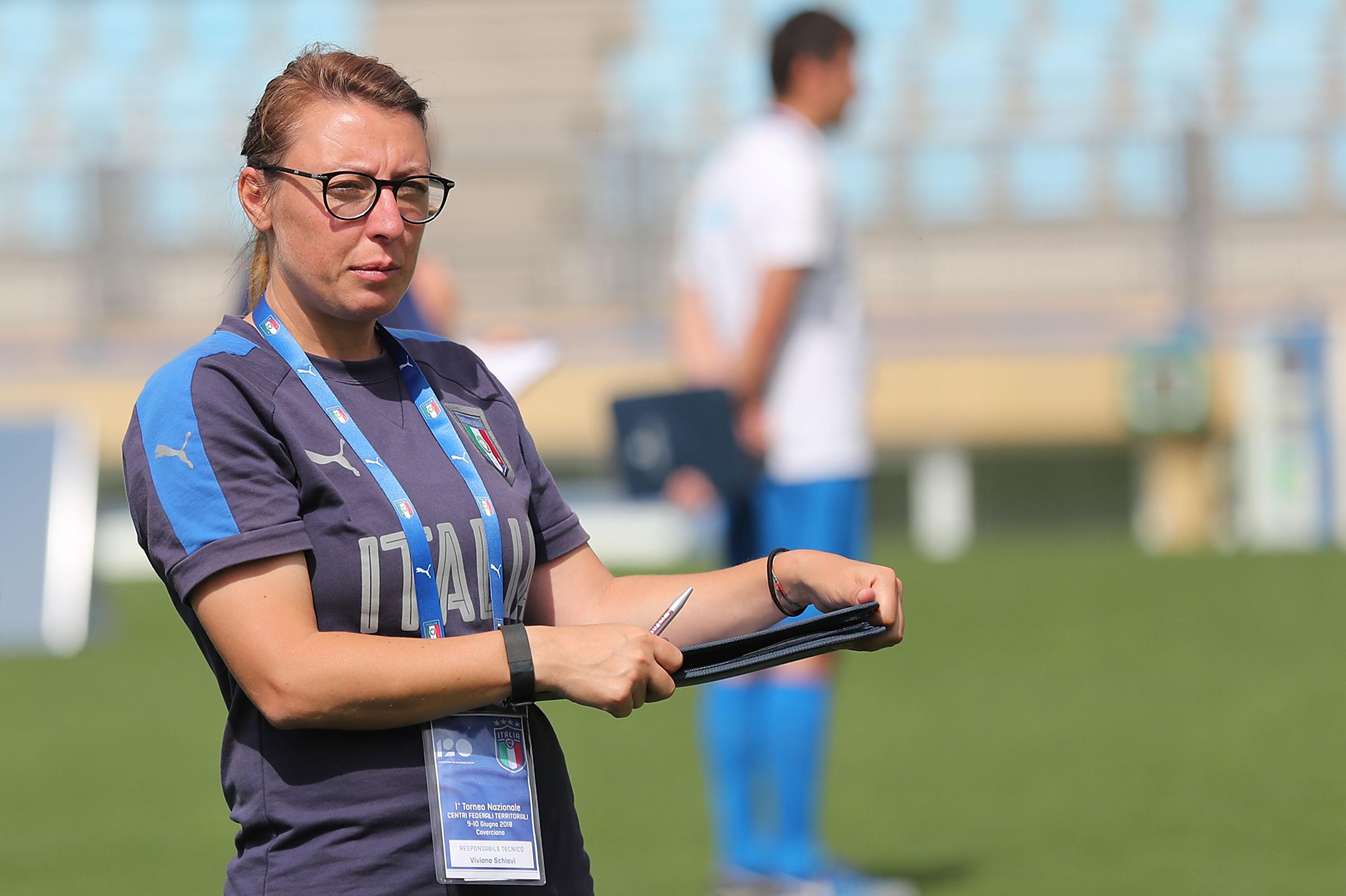 FLORENCE, ITALY - JUNE 10: Viviana Schiavi of FIGC during the CFT Tournament Final at Centro Tecnico Federale di Coverciano on June 10, 2018 in Florence, Italy. (Photo by Gabriele Maltinti/Getty Images)