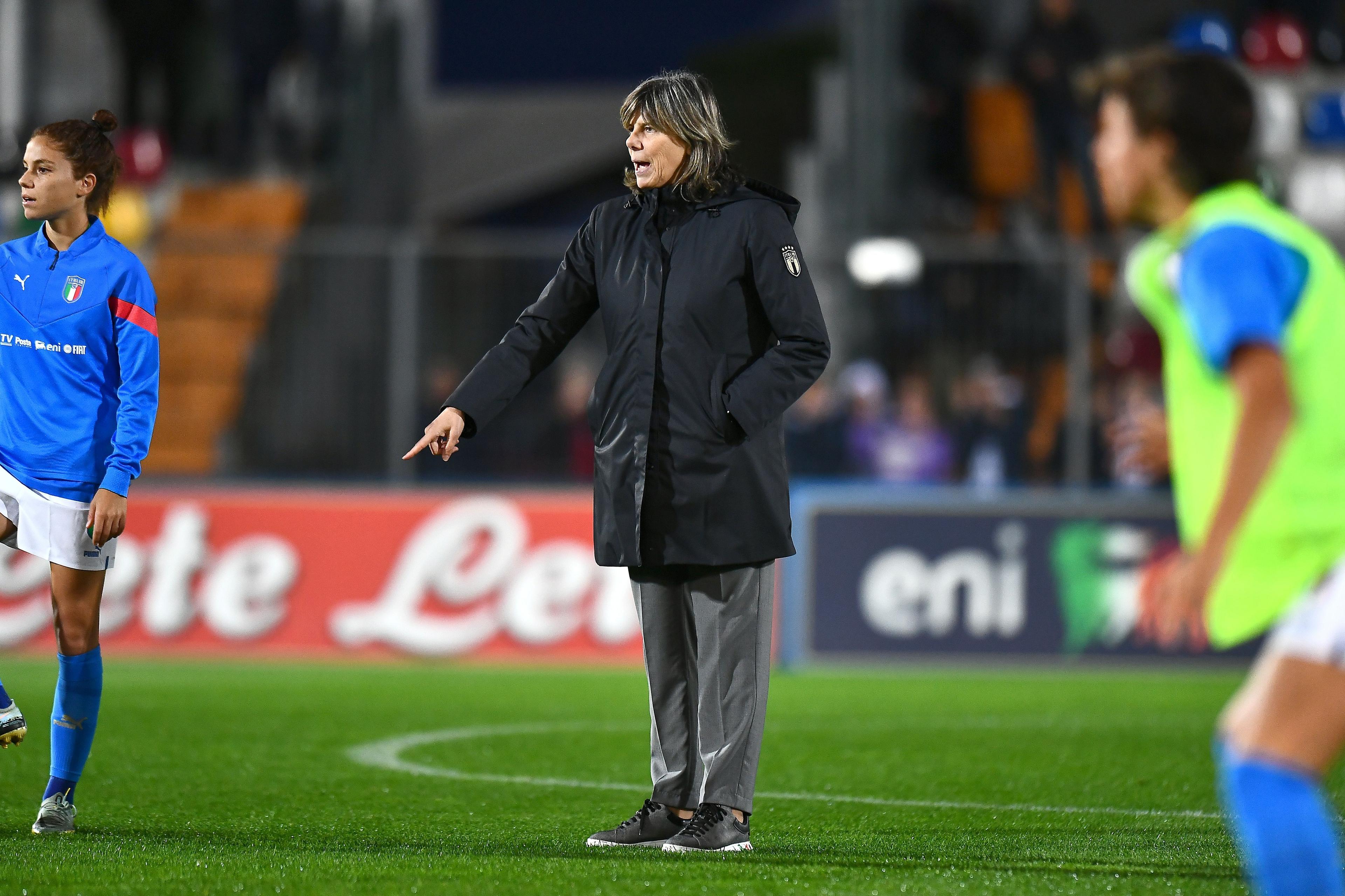 LIGNANO SABBIADORO, ITALY - NOVEMBER 11: during the Women\\'s Frienly match between Italy and Austria at Stadio Guido Teghil on November 11, 2022 in Lignano Sabbiadoro, Italy. (Photo by Alessandro Sabattini/Getty Images)