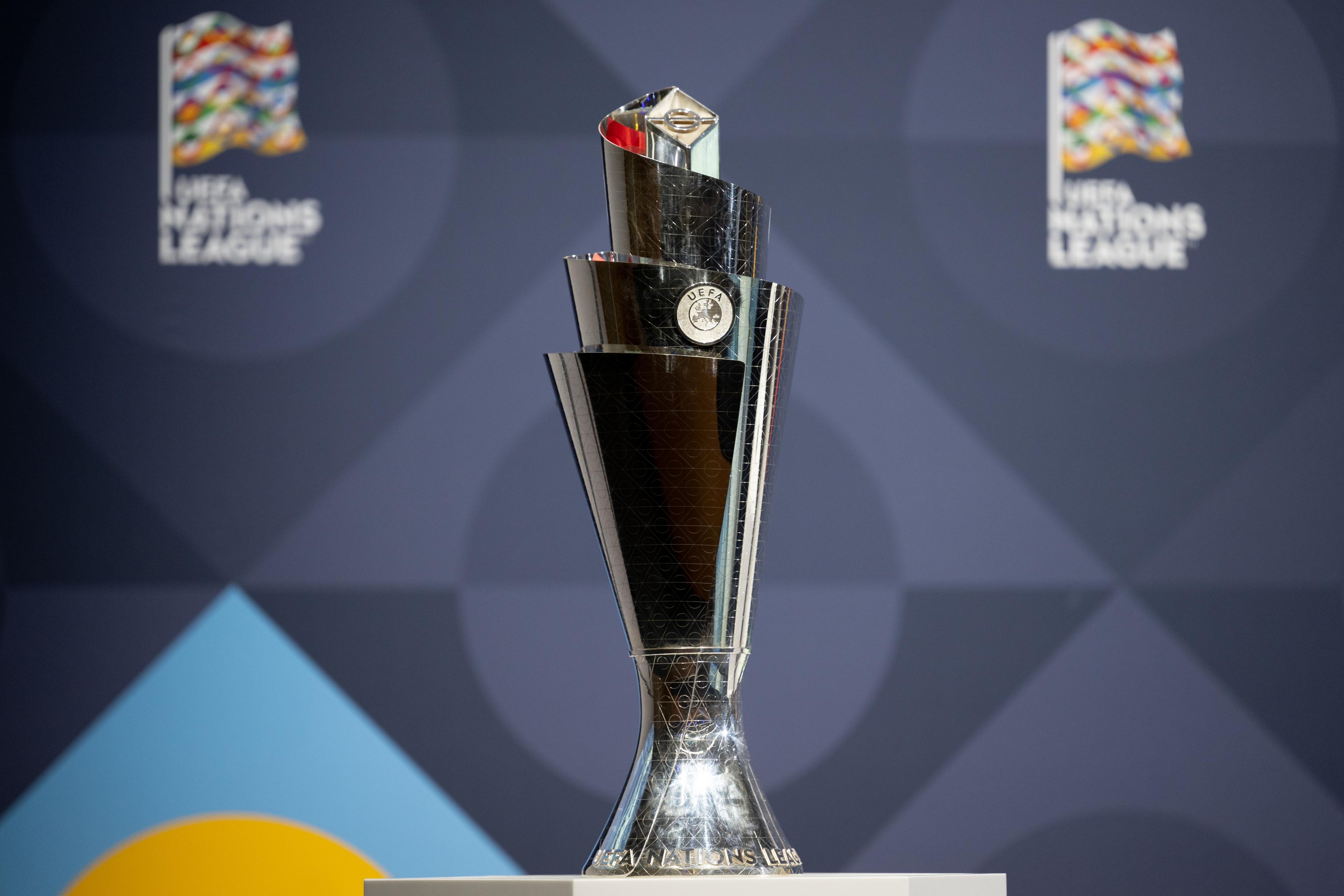 \\rNyon, Switzerland- January 25th: UEFA Nations League 2022/23 Finals Drawat the UEFA Headquarters, The House of the European Football, on January 25th 2023. (Photo by Kristian Skeie - UEFA/UEFA via Getty Images)