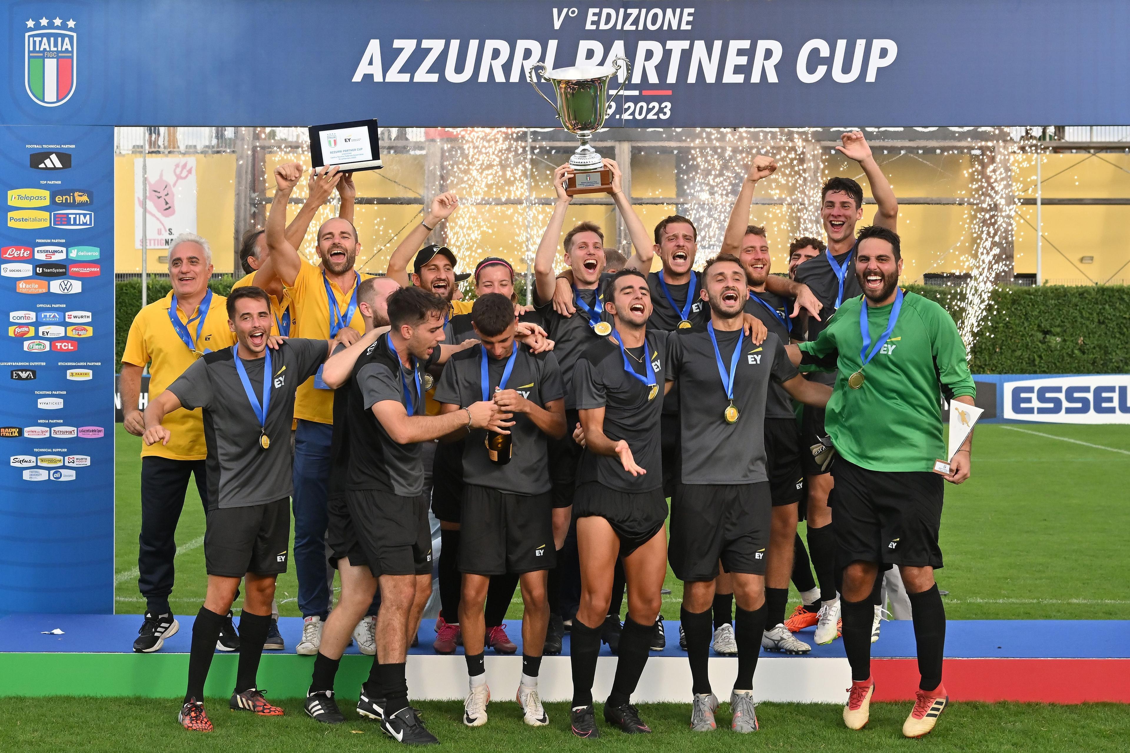 Azzurri Partner Cup, Ernst & Young bissa il successo dello scorso anno. 2° posto per Eni