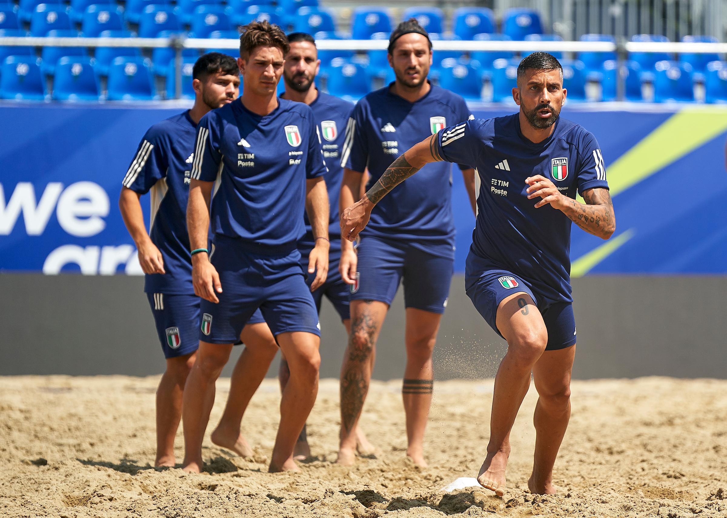 during training day of European Olympic Games 2023 at Tarnow Beach Arena on June 25, 2023 in Tarnow, Poland. (Photo by Jose Manuel Alvarez / BSWW)