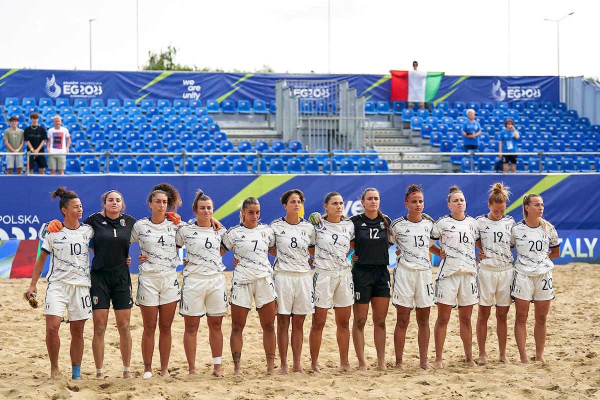 during day four of European Olympic Games 2023 at Tarnow Beach Arena on June 30, 2023 in Tarnow, Poland. (Photo by Jose Manuel Alvarez / BSWW)