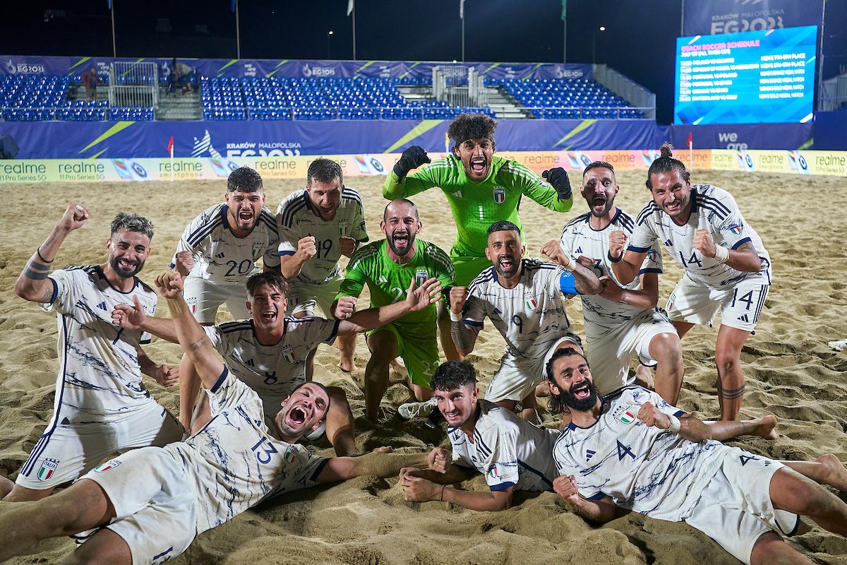 during day four of European Olympic Games 2023 at Tarnow Beach Arena on June 30, 2023 in Tarnow, Poland. (Photo by Jose Manuel Alvarez / BSWW)