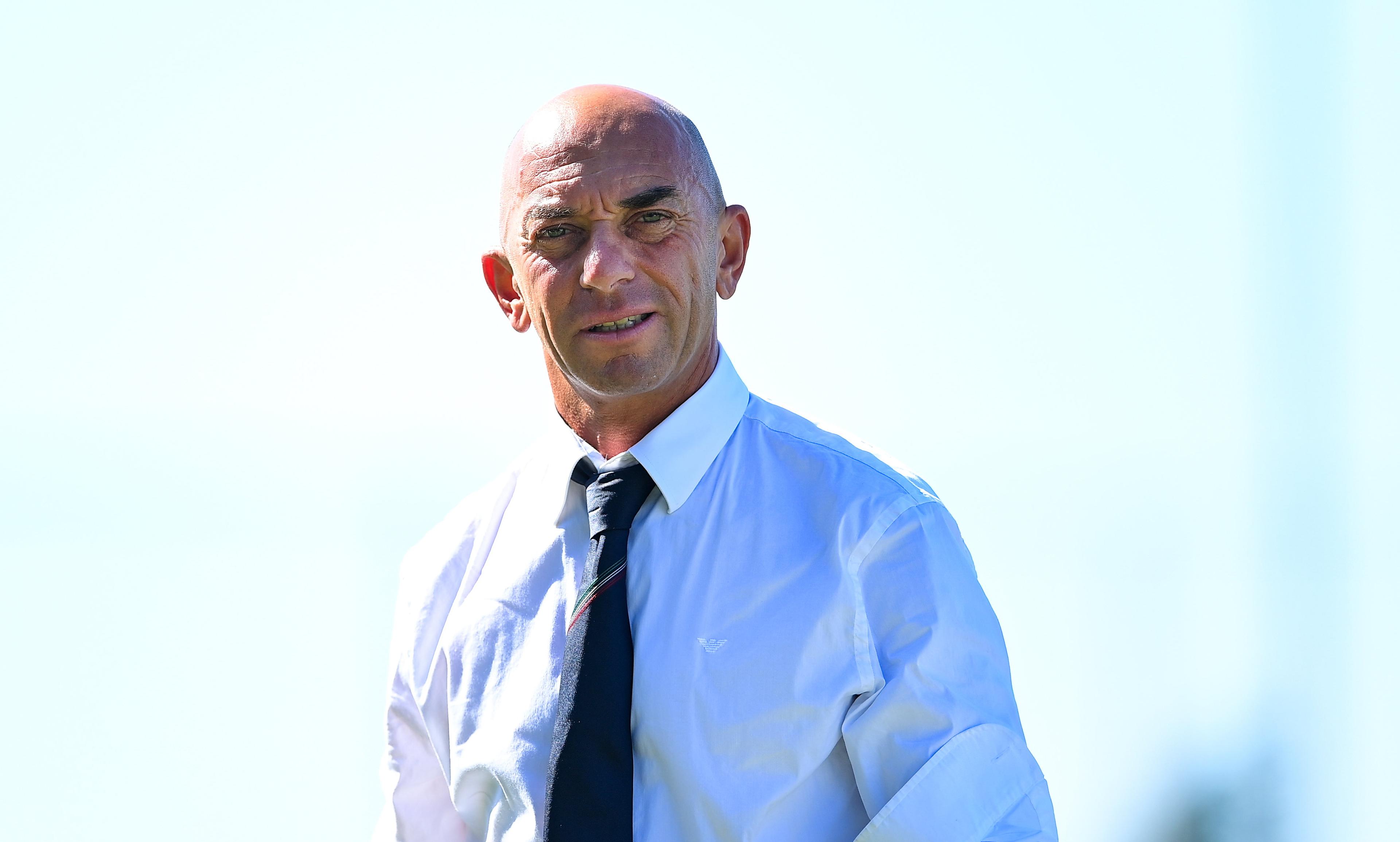 TA' QALI, MALTA - JULY 6: Italy head coach Alberto Bollini before the UEFA European Under-19 Championship Finals 2022/23 group A match between Portugal and Italy at the Cenentary Stadium on July 6, 2023 in Ta' Qali, Malta. (Photo by Seb Daly - Sportsfile/UEFA via Getty Images)