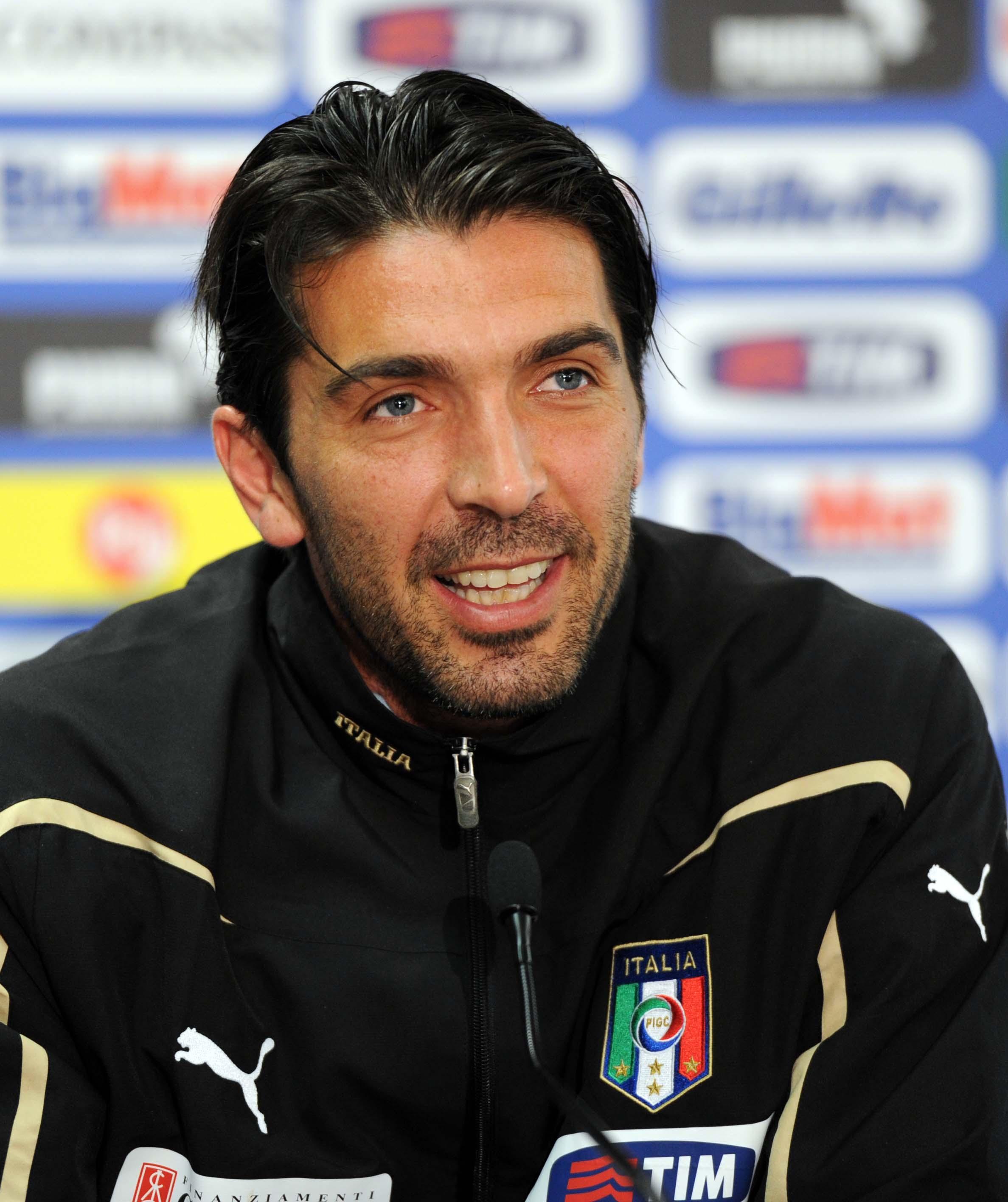 SESTRIERE, ITALY - MAY 01: Gianluigi Buffon during a press Conference on May 2010 in Sestriere near Turin, Italy. (Photo by FIGC/FIGC) *** Local Caption *** Gianluigi Buffon