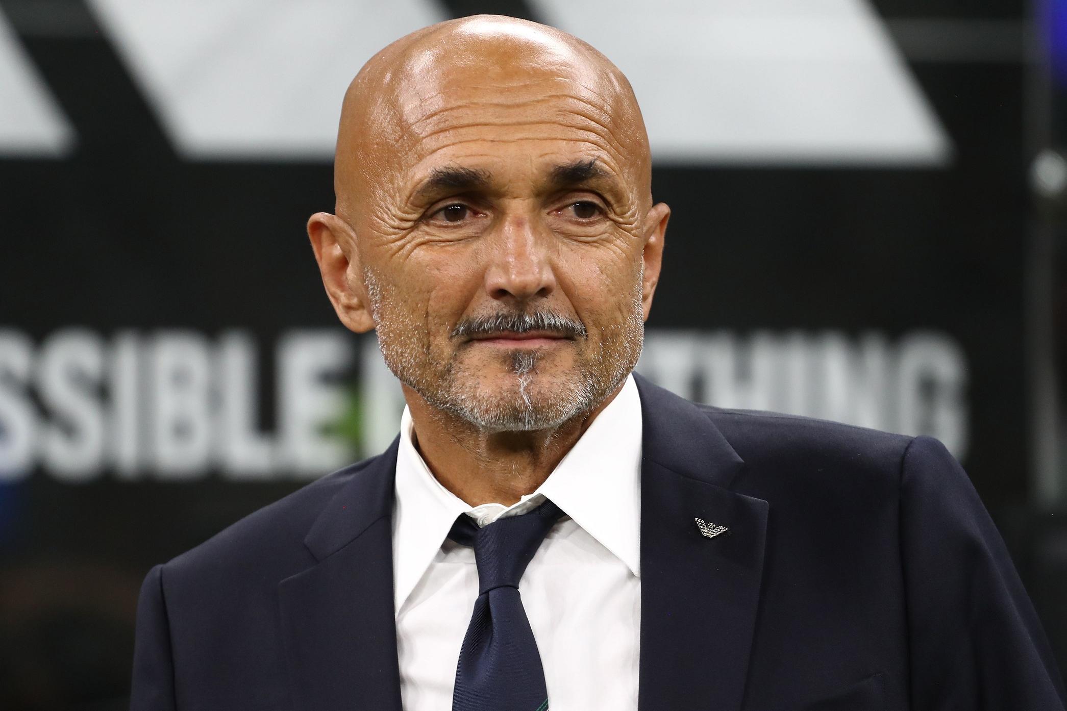 MILAN, ITALY - SEPTEMBER 12: Italy coach Luciano Spalletti looks on before the UEFA EURO 2024 European qualifier match between Italy and Ukraine at Stadio San Siro on September 12, 2023 in Milan, Italy. (Photo by Marco Luzzani/Getty Images)