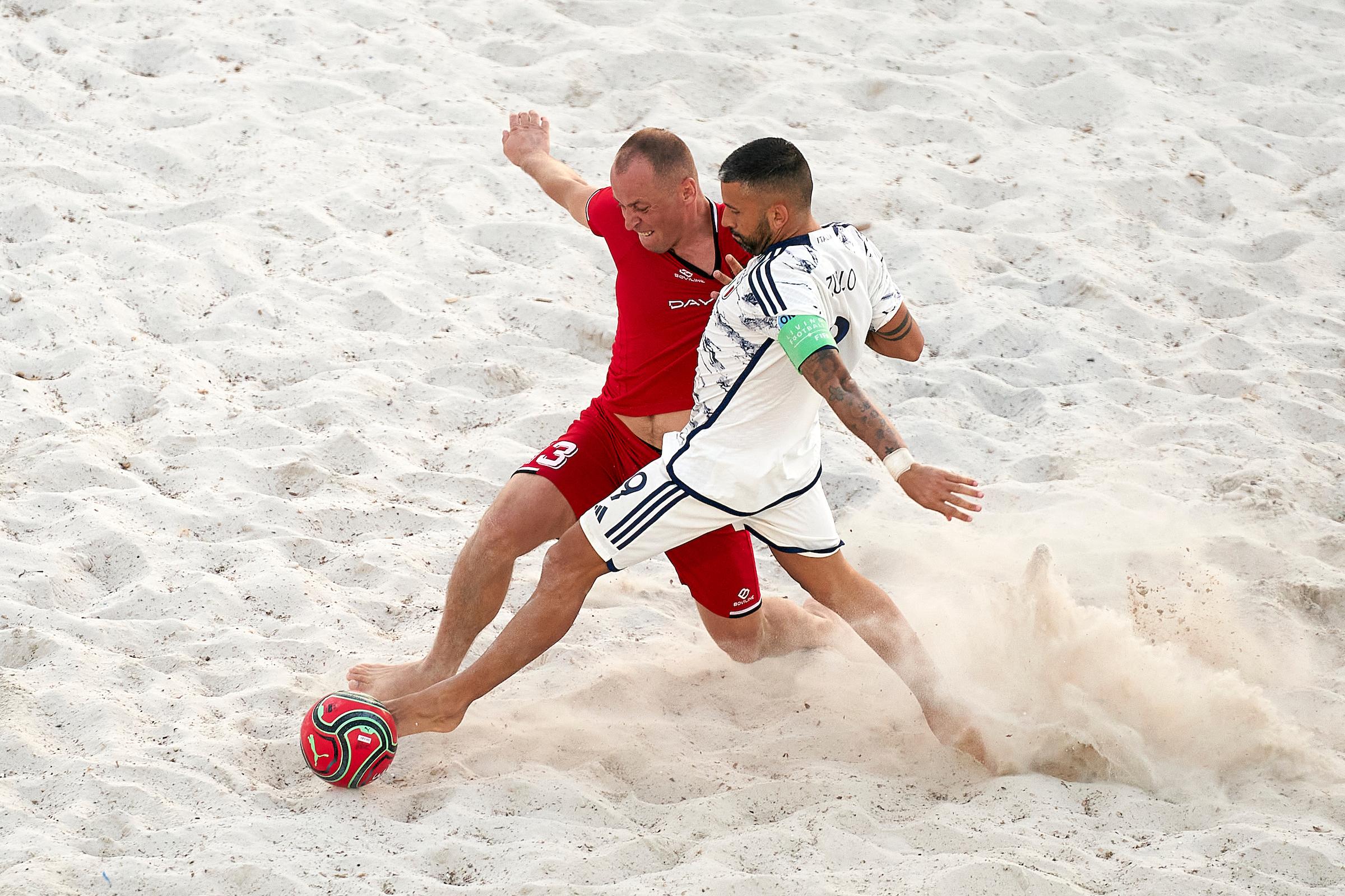 during EBSL Superfinal Alghero 2023 on September 20, 2023 in Catania, Italia. (Photo by Jose Manuel Alvarez/BSWW)