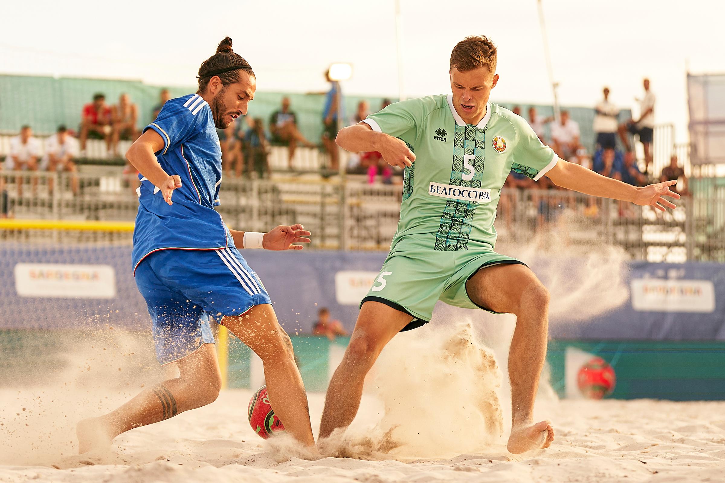during EBSL Superfinal Alghero 2023 on September 21, 2023 in Catania, Italia. (Photo by Jose Manuel Alvarez/BSWW)