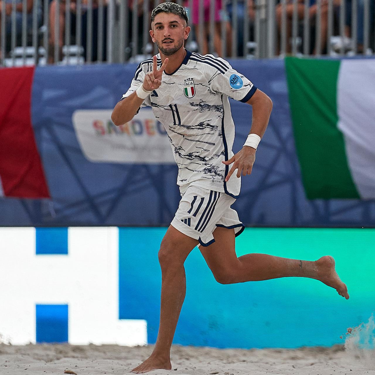 during EBSL Superfinal Alghero 2023 on September 22, 2023 in Catania, Italia. (Photo by Jose Manuel Alvarez/BSWW)
