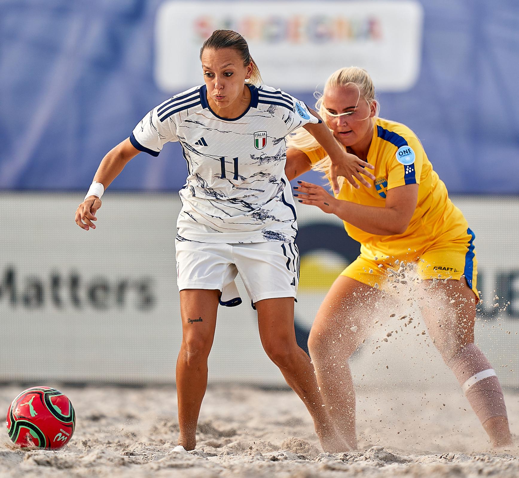 during EBSL Superfinal Alghero 2023 on September 23, 2023 in Catania, Italia. (Photo by Jose Manuel Alvarez/BSWW)