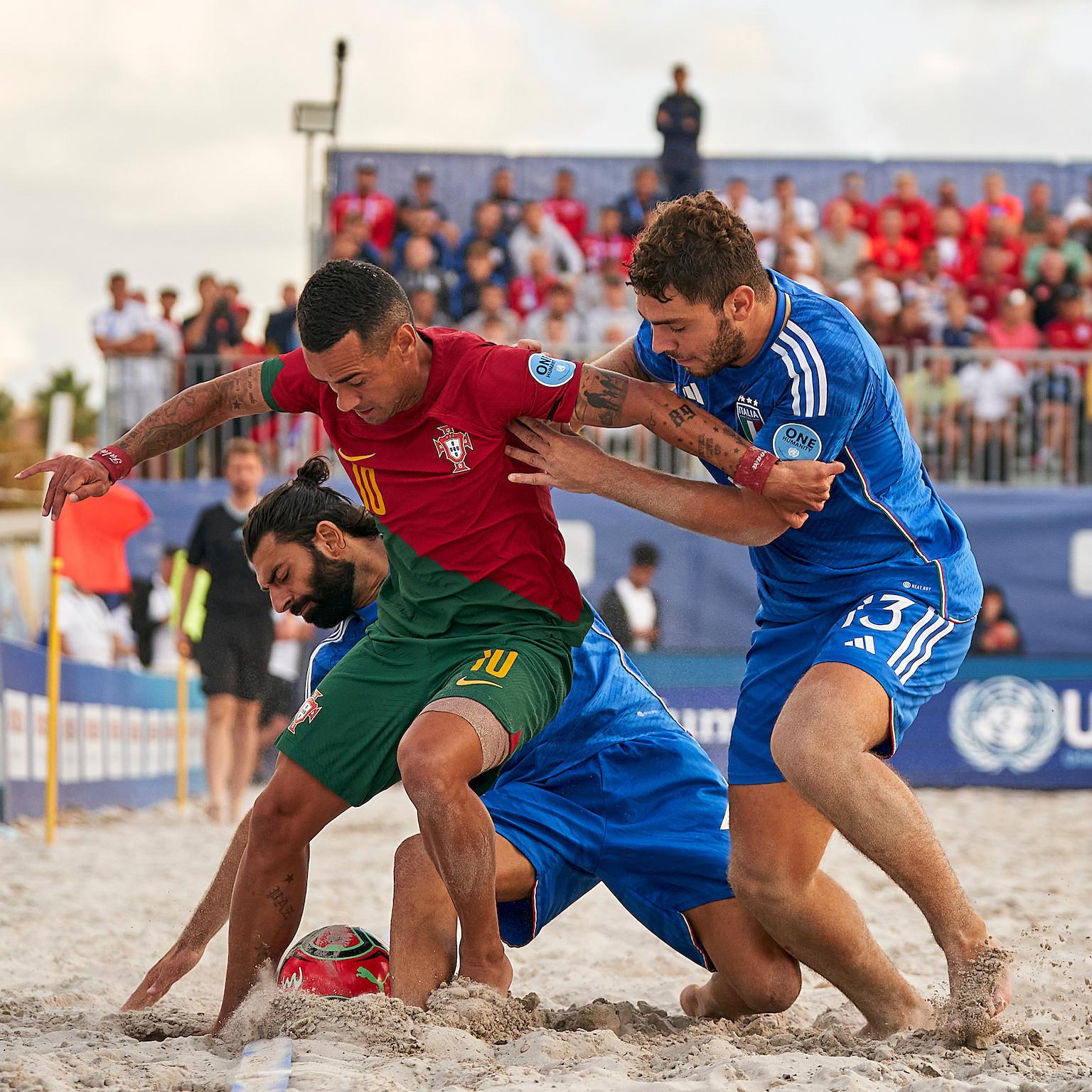 during EBSL Superfinal Alghero 2023 on September 23, 2023 in Catania, Italia. (Photo by Jose Manuel Alvarez/BSWW)
