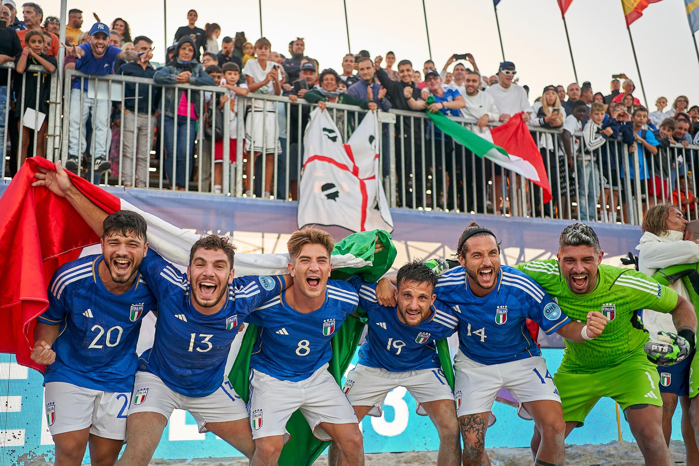 during EBSL Superfinal Alghero 2023 on September 24, 2023 in Catania, Italia. (Photo by Jose Manuel Alvarez/BSWW)