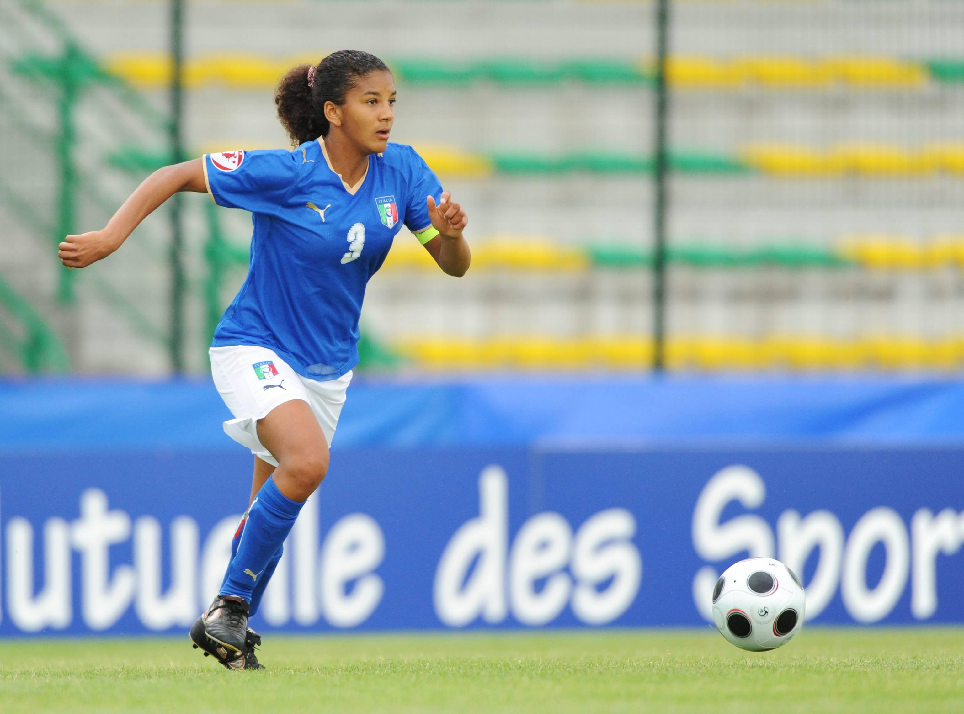 7 July 2008; Sara Gama, Italy. UEFA Women's Under 19 Championship, Group A, Italy v Norway, Stade Jules Ladoumègue, Romorantin, France. Picture credit: Paul Mohan / SPORTSFILE