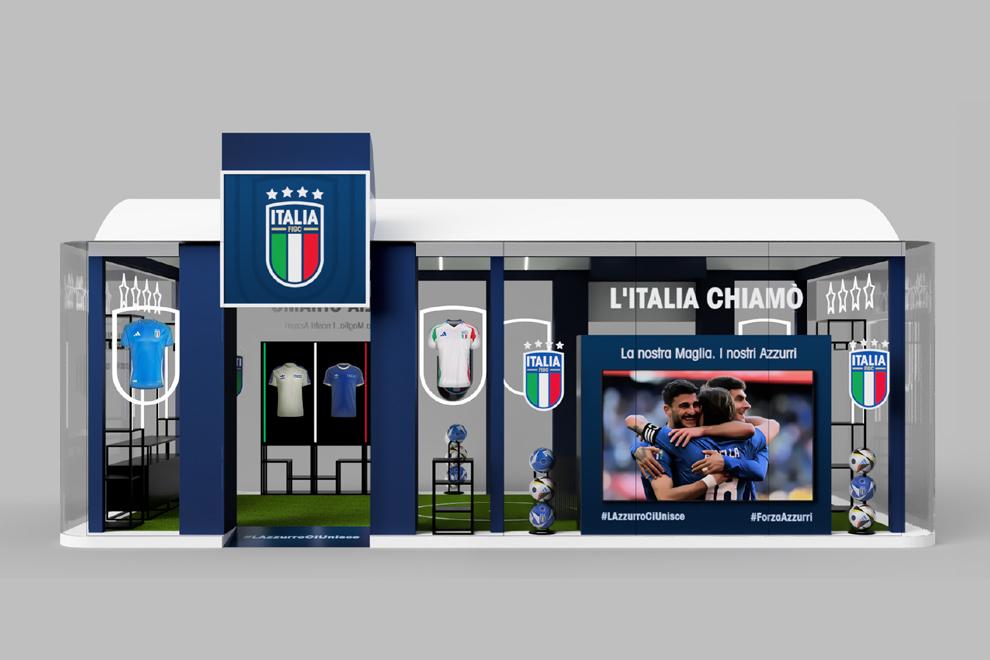 Dal 1° giugno al 31 agosto il Temporary FIGC Store alla Galleria Centrale della Stazione Termini di Roma