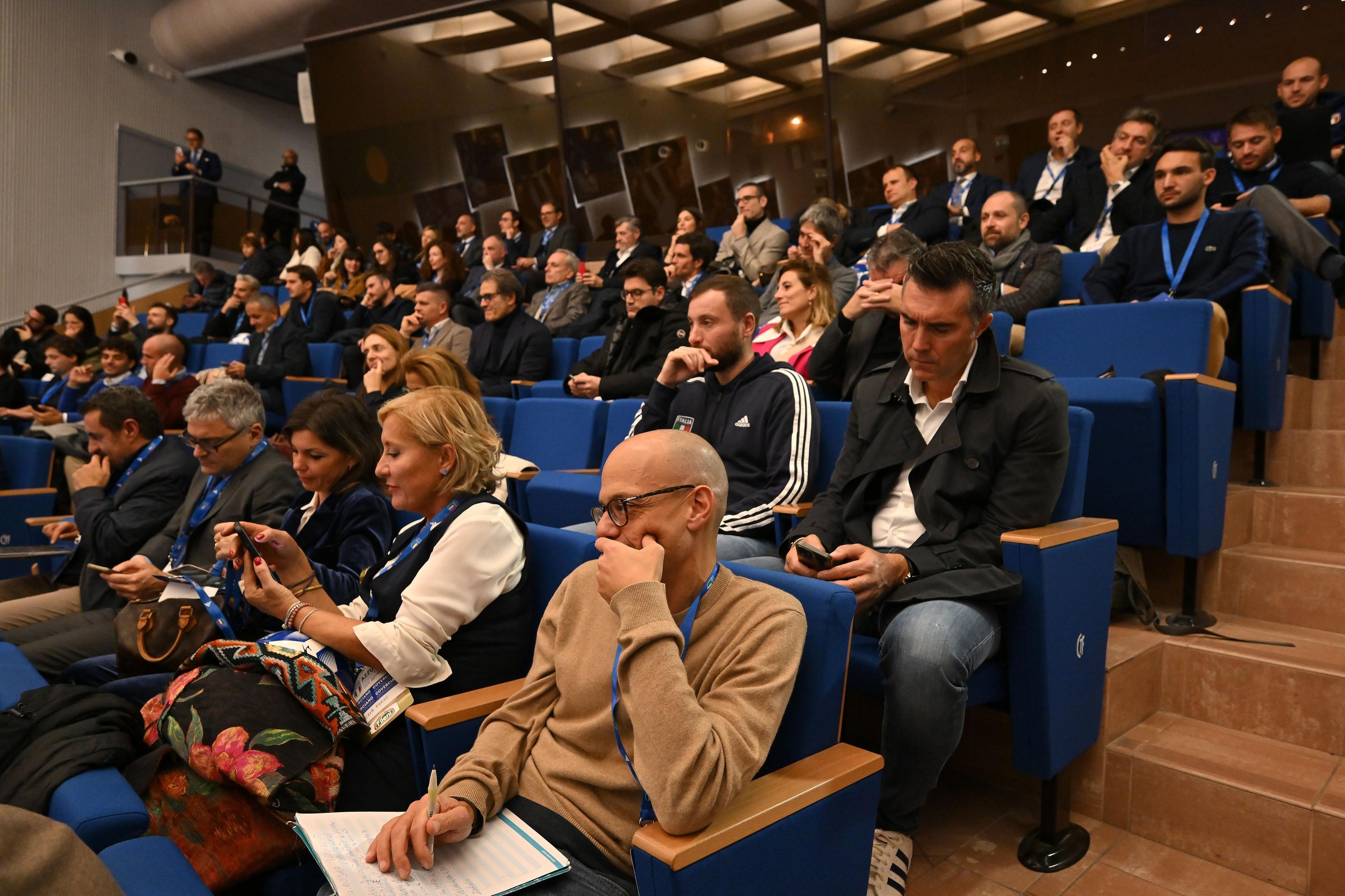 FLORENCE, ITALY - NOVEMBER 13: during the Italy Partners Day at Centro Tecnico Federale di Coverciano on November 13, 2023 in Florence, Italy. (Photo by Alessandro Sabattini/Getty Images)