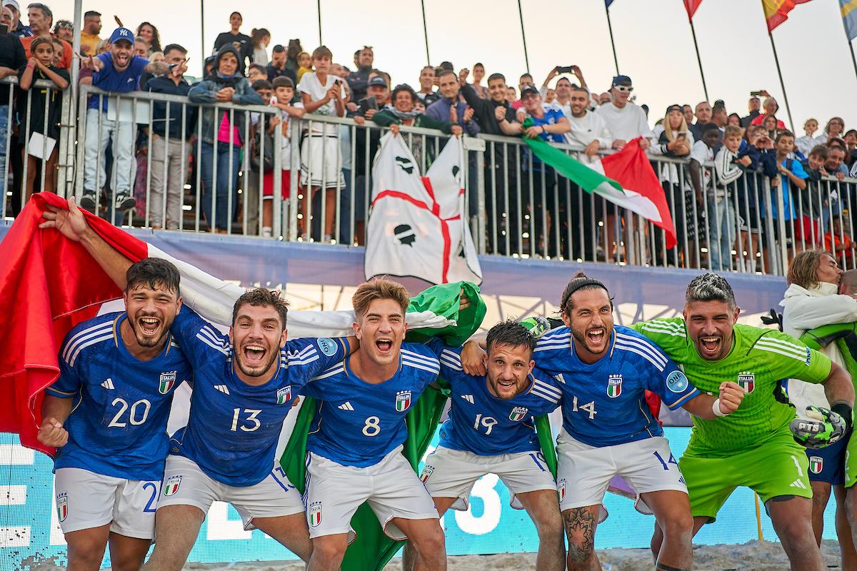 during EBSL Superfinal Alghero 2023 on September 24, 2023 in Catania, Italia. (Photo by Jose Manuel Alvarez/BSWW)
