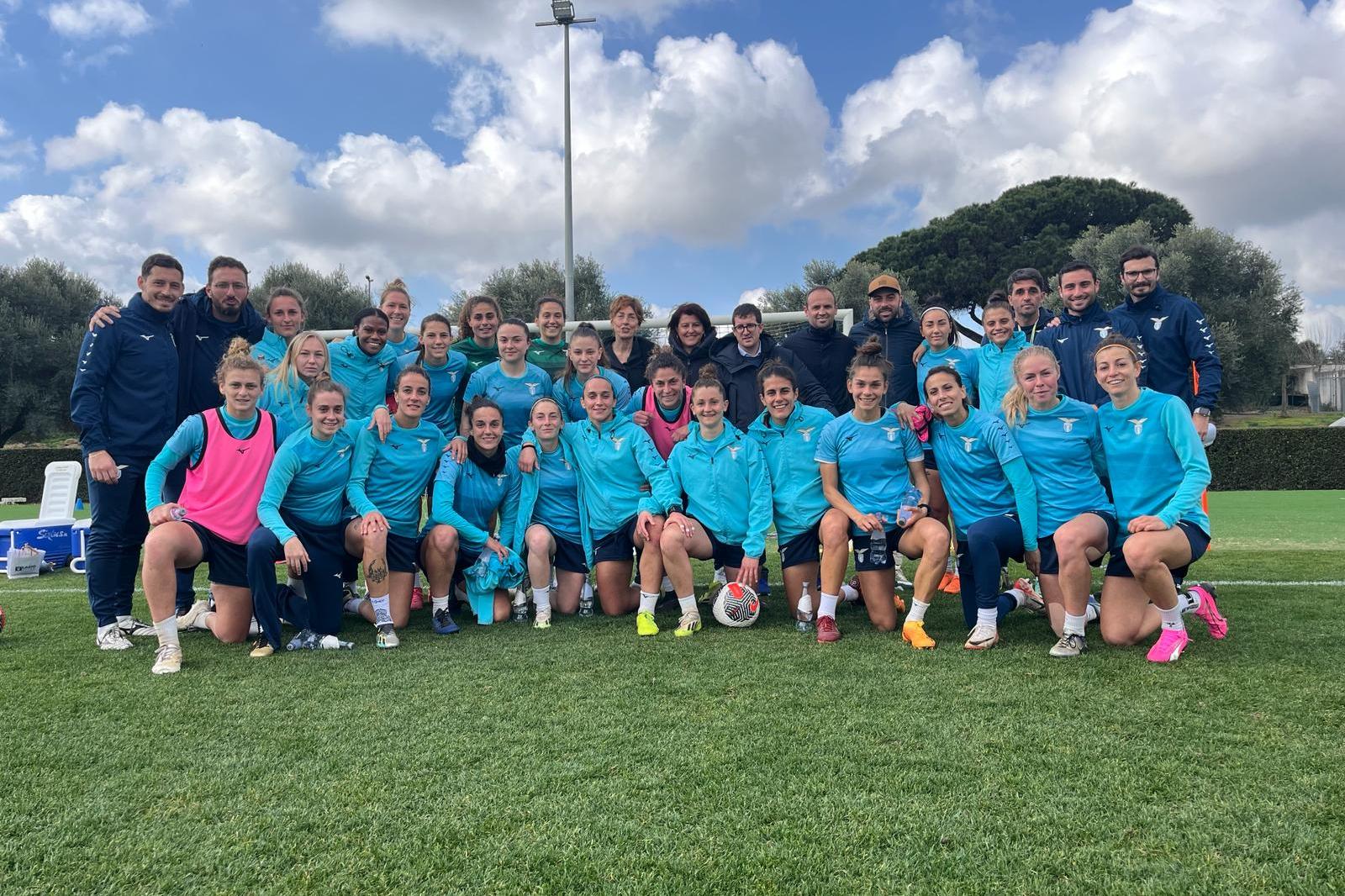Prosegue il tour dei club di Serie B: Nazzarena Grilli a Formello per incontrare la Lazio. \"Grande livello di organizzazione\"
