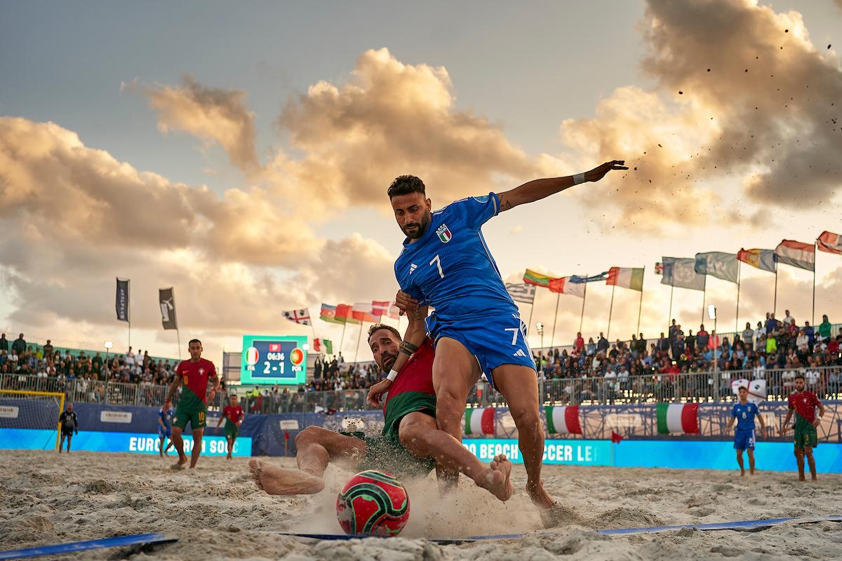 during EBSL Superfinal Alghero 2023 on September 23, 2023 in Catania, Italia. (Photo by Jose Manuel Alvarez/BSWW)