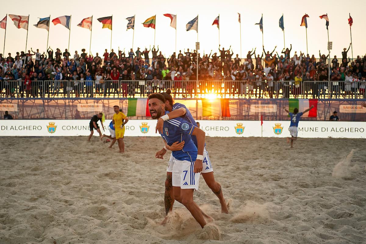 during EBSL Superfinal Alghero 2023 on September 24, 2023 in Catania, Italia. (Photo by Jose Manuel Alvarez/BSWW)