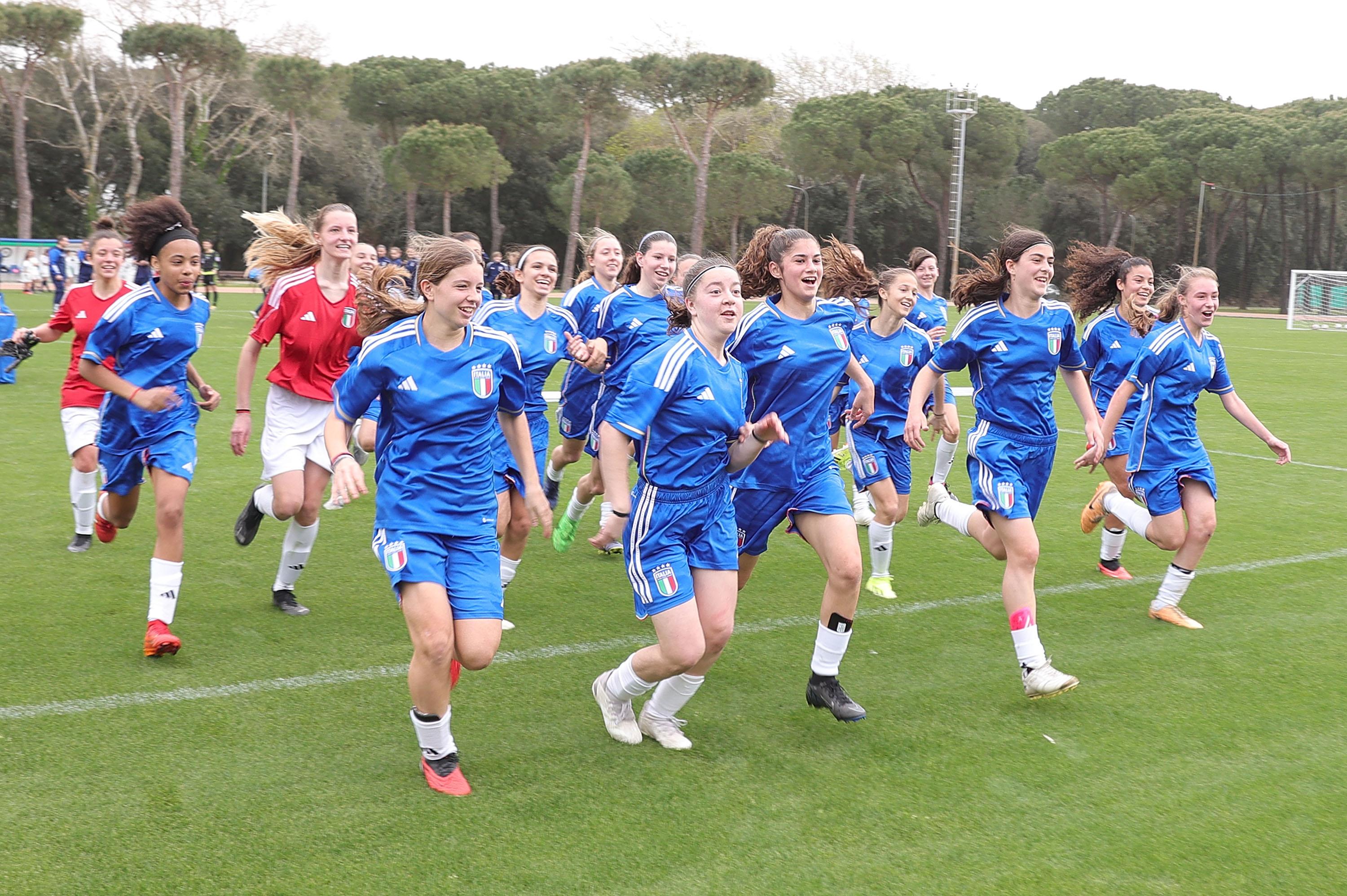 TIRRENIA, ITALY - MARCH 30: <> during the 27/03/2024 FIGC 'Torneo Selezioni Territoriali Calcio' Event on March 30, 2024 in Tirrenia, Italy. (Photo by Gabriele Maltinti/Getty Images)