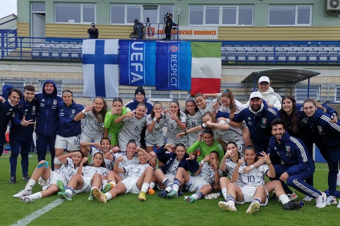 Venturelli, Guerzoni, Randazzo: tris delle Azzurrine alla Finlandia nella seconda gara del Torneo di Sviluppo UEFA