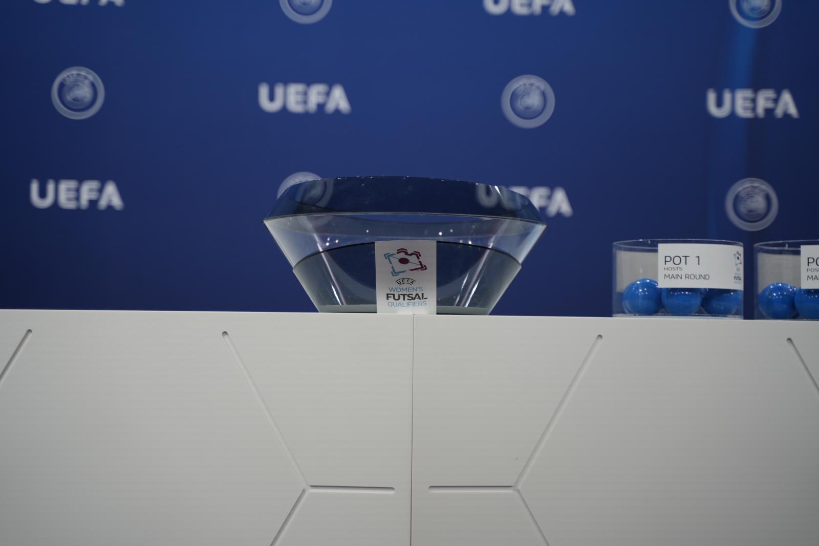 NYON, SWITZERLAND - MAY 30: xxx during the FIFA Futsal Women\\'s World Cup 2025 Qualifying Main Round Draw at the UEFA Headquarters, the House of the European Football, on May 30, 2024, in Nyon, Switzerland. (Photo by Nemanja Basevic - UEFA/UEFA via Getty Images)