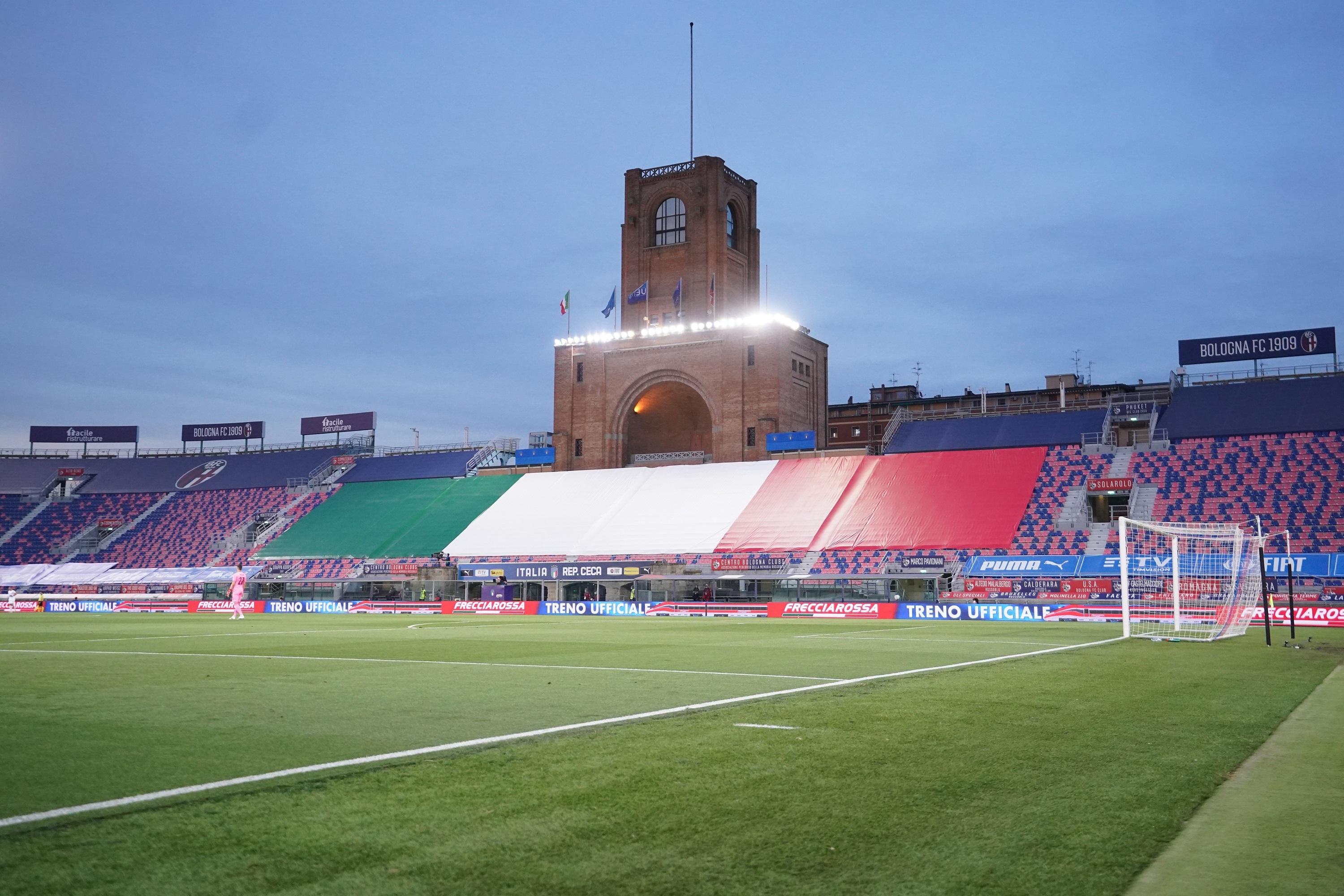 BOLOGNA, ITALY - JUNE 04: <<enter caption here>> during the international friendly match between Italy and Czech Republic at  on June 04, 2021 in Bologna, Italy. (Photo by Claudio Villa/Getty Images)