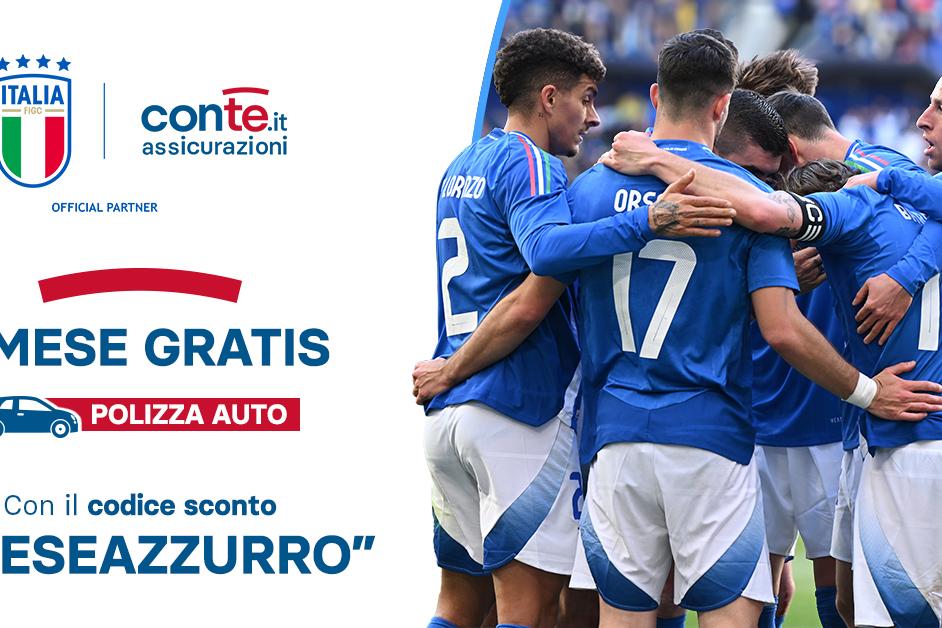 ConTe.it - official partner delle Nazionali Italiane di calcio - lancia \"1meseazzurro\" in occasione del Campionato Europeo