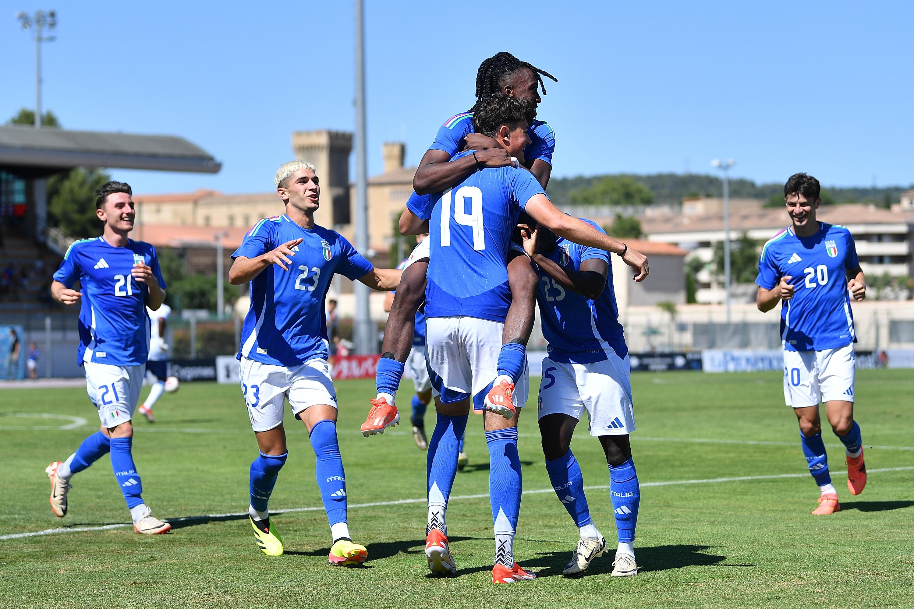 SALON-DE-PROVENCE, FRANCE - JUNE 16: <<enter caption here>> during the 50th Tournoi Maurice Revello match between Italy U21 and France U20 on June 16, 2024 in Salon-de-Provence, France.(Photo by Valerio Pennicino/Getty Images)