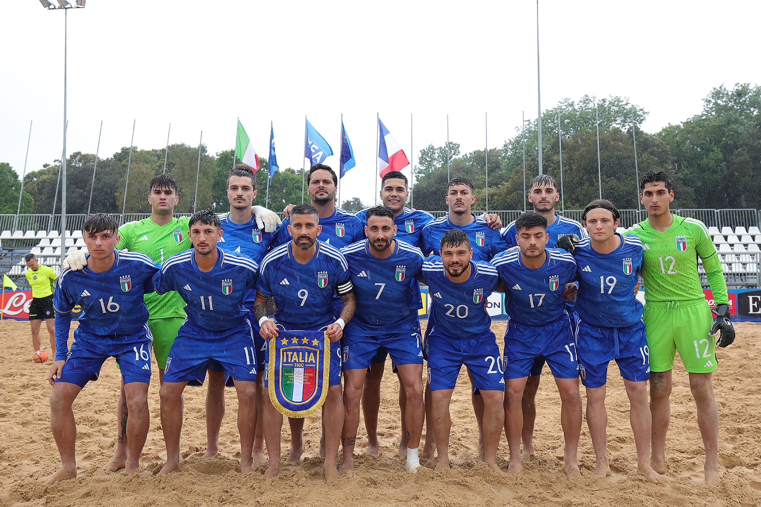 International Beach Soccer Tirrenia 2024: i convocati del Ct Del Duca per la fase di qualificazione all'Europeo