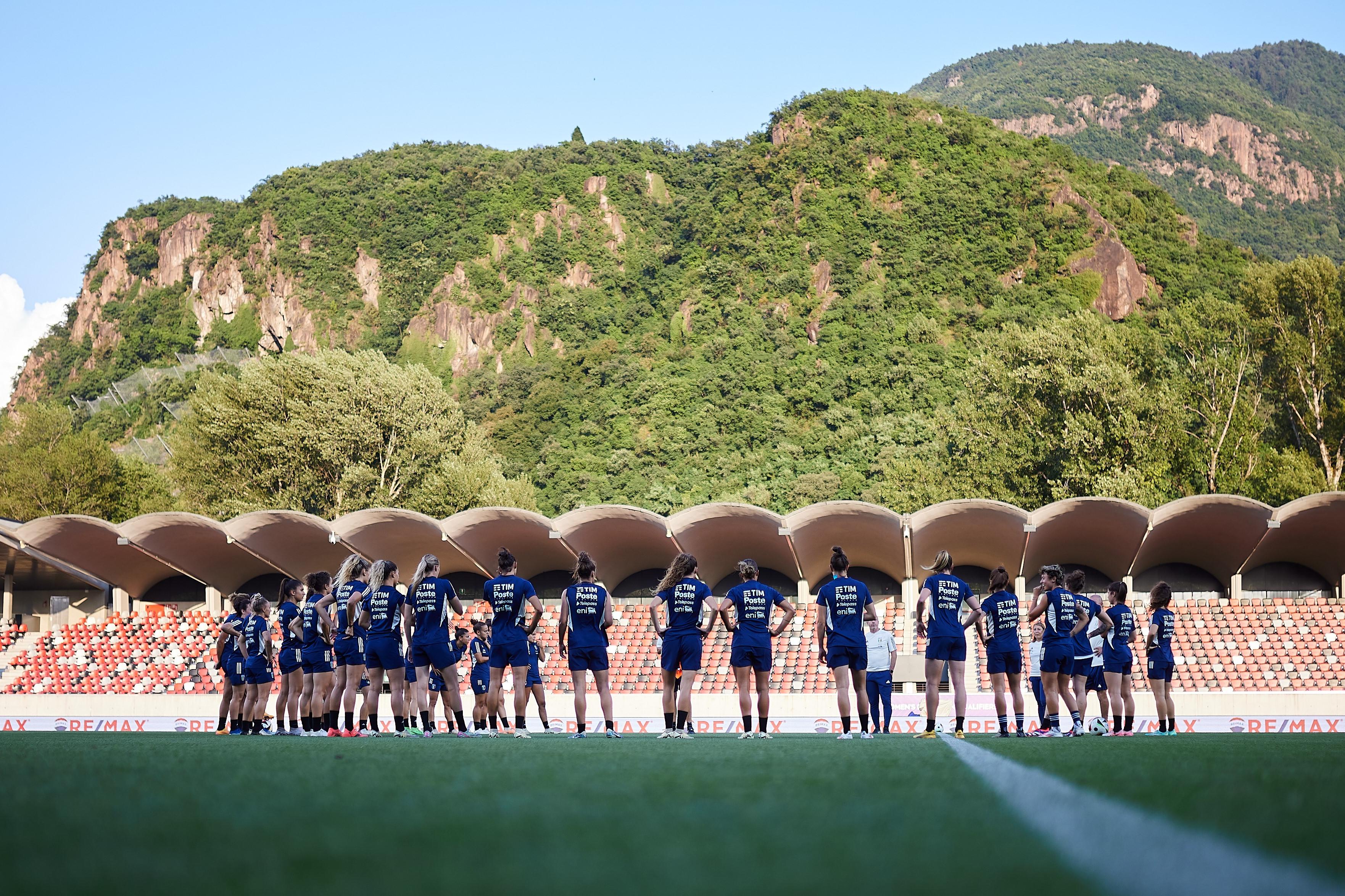 Italy Women Training Session & Press Conference