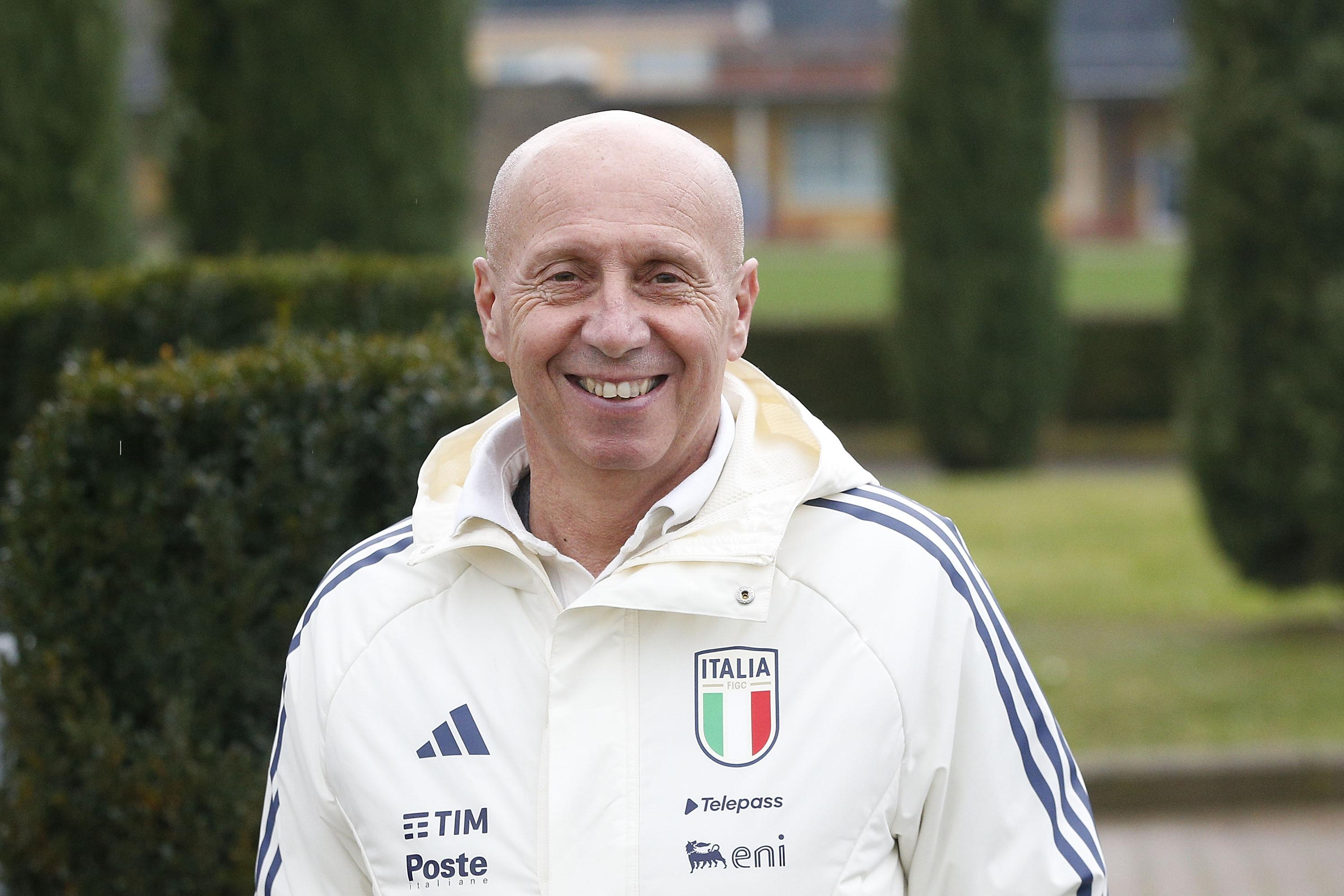 FLORENCE, ITALY - JANUARY 17: Maurizio Viscidi of FIGC during the International Friendly between Italy U19 and Spain U19 at Centro Tecnico Federale di Coverciano on January 17, 2024 in Florence, Italy. (Photo by Gabriele Maltinti/Getty Images) *** Local Caption *** Maurizio Viscidi