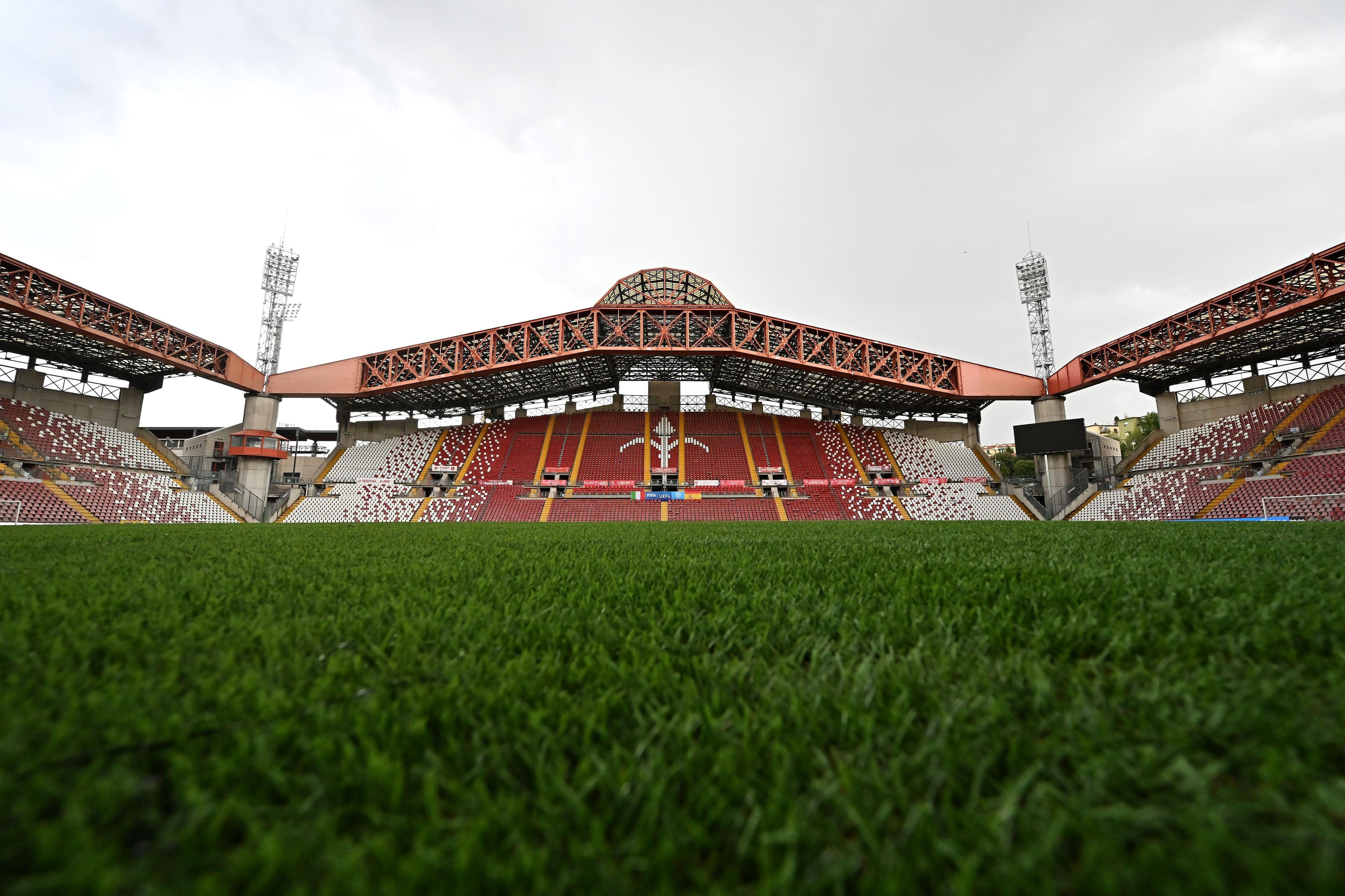 TRIESTE, ITALY - SEPTEMBER 09: A general view inside the stadium during the International Friendly match between Italy U17 and Spain U17 at Stadio Nereo Rocco on September 09, 2024 in Trieste, Italy. (Photo by Alessandro Sabattini/Getty Images)