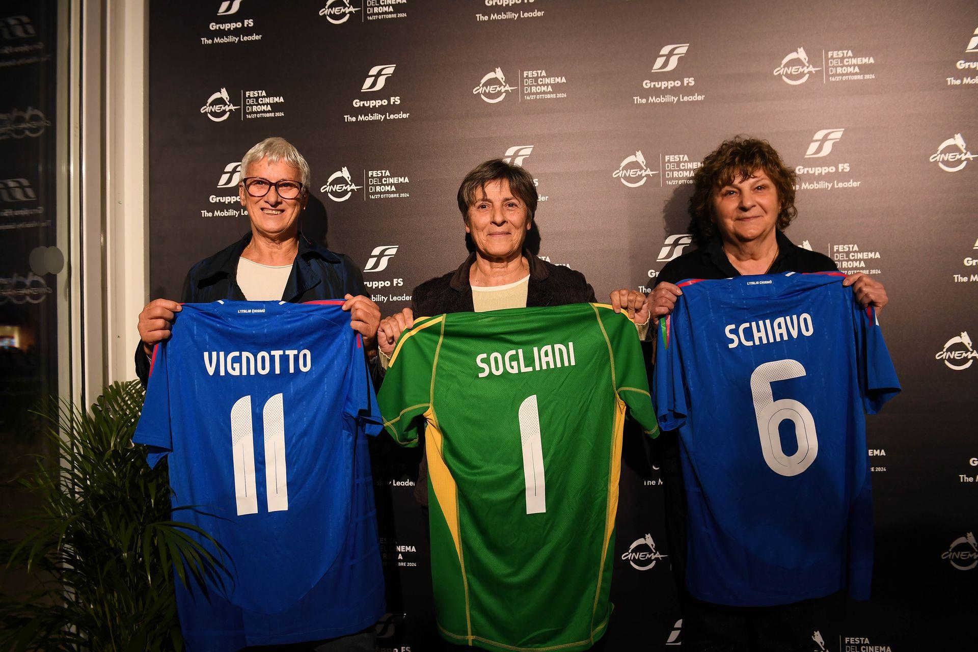 ROME, ITALY - OCTOBER 24: during 'Vincere Insieme - storie di donne, sport e cinema' at Auditorium Parco Della Musica on October 24, 2024 in Rome, Italy. (Photo by Silvia Lore-FIGC/FIGC via Getty Images)